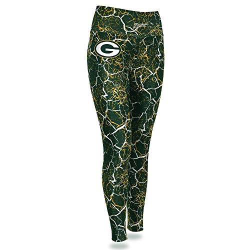 Zubaz NFL Women's Green Bay Packers Marble Leggings