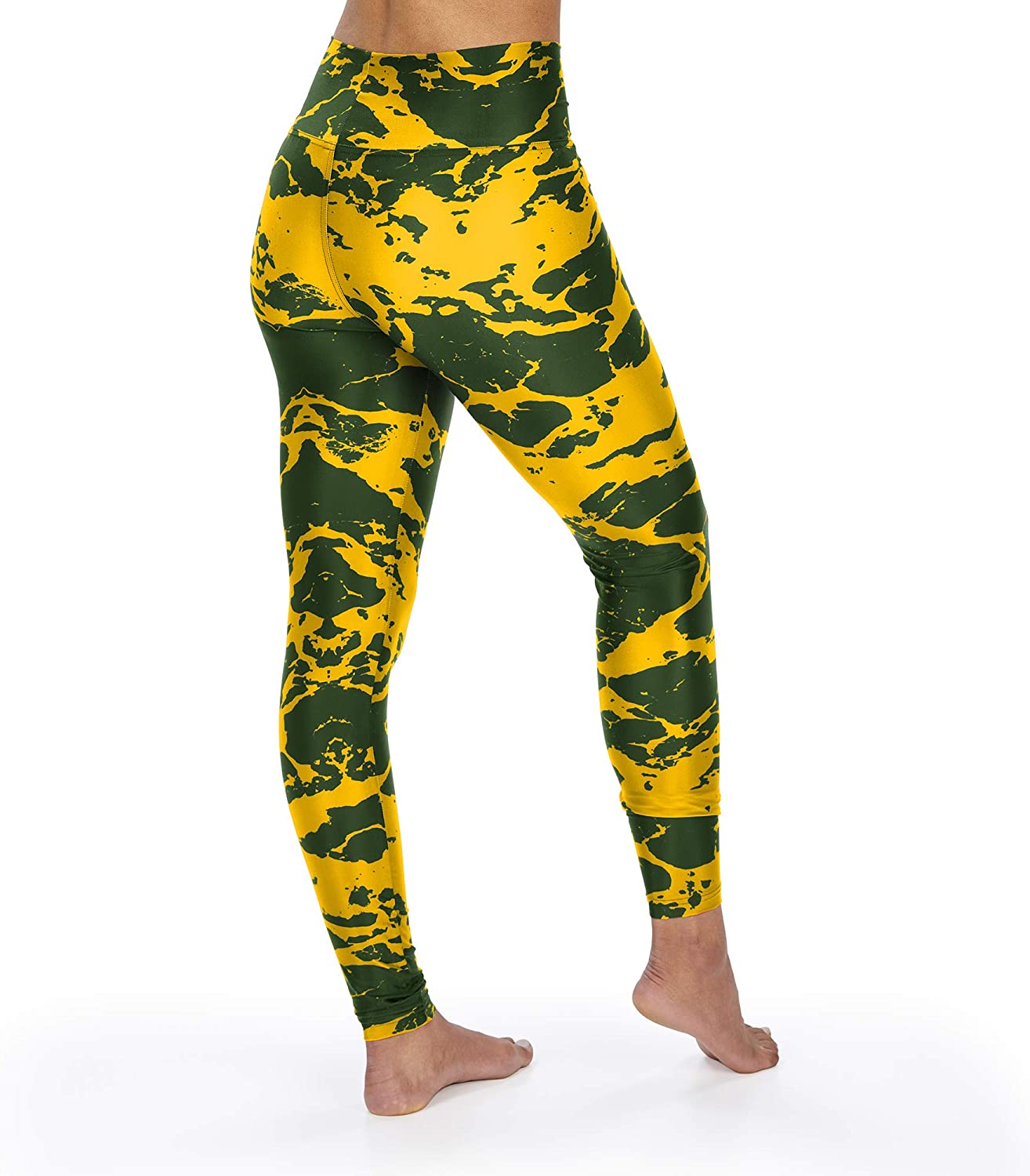 Zubaz Women's Green Bay Packers Team Colors Lava Legging