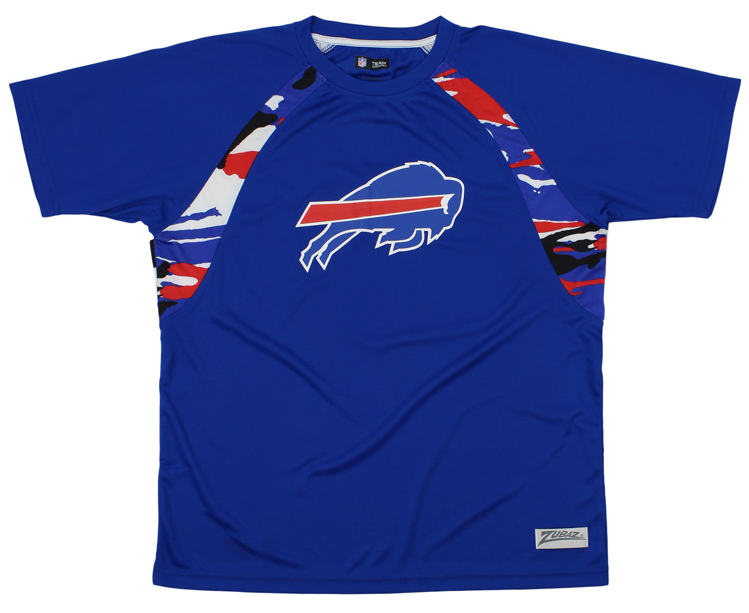 Zubaz NFL Men's Buffalo Bills Camo Solid T-Shirt