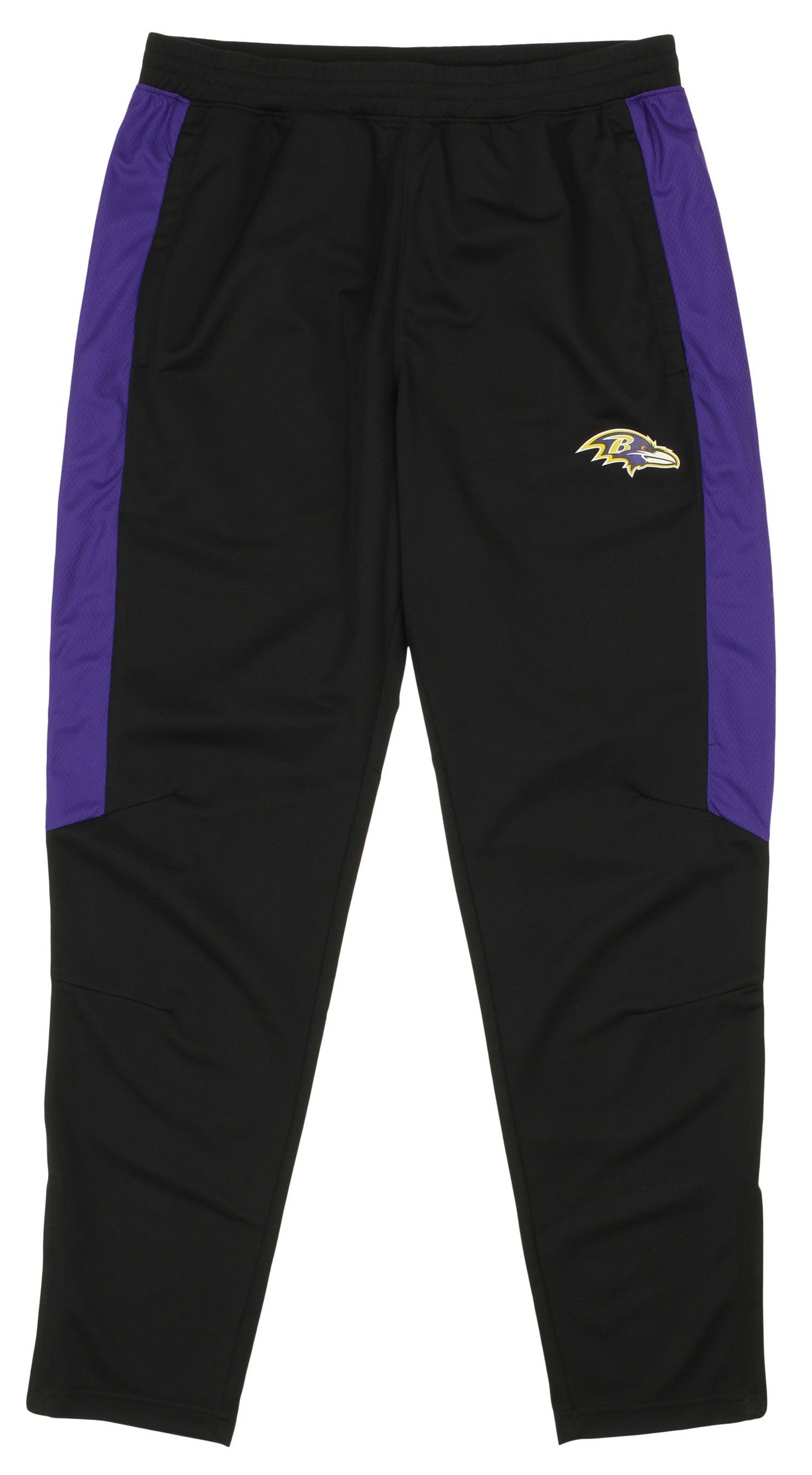 Zubaz NFL Football Men's Baltimore Ravens Athletic Track Pant