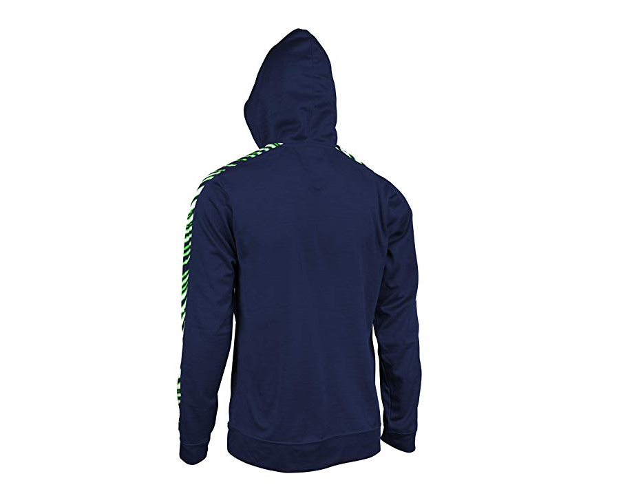 Zubaz Men's NFL Seattle Seahawks Pullover Hoodie With Zebra Accents