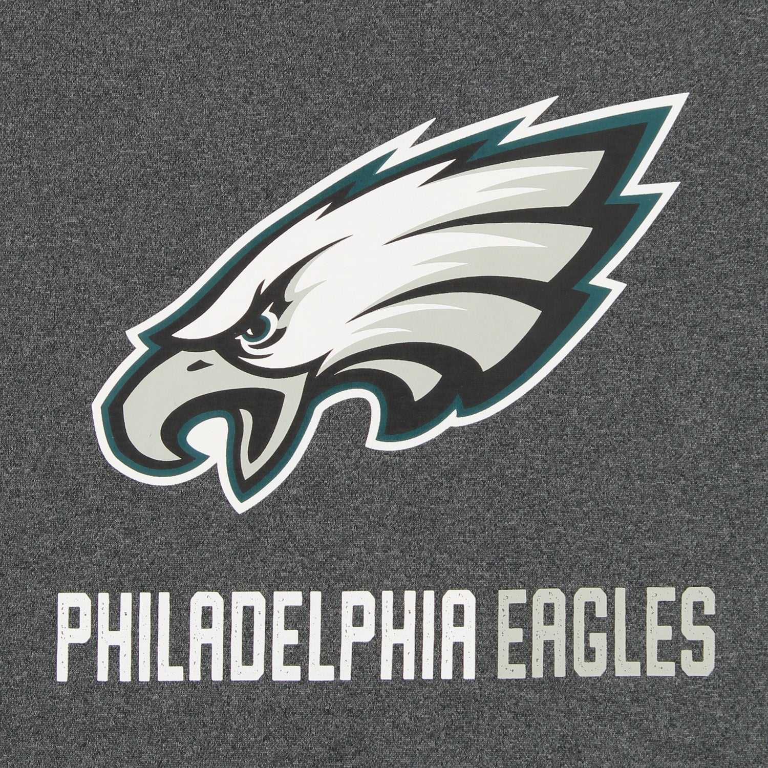 Zubaz NFL Philadelphia Eagles Men's Heather Grey Performance Fleece Hoodie