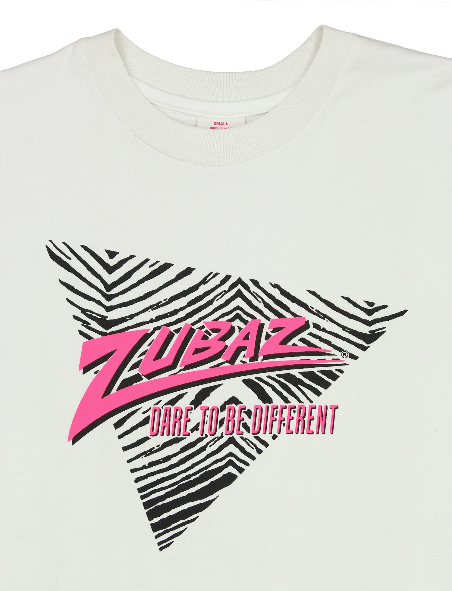 Zubaz 88 Men's Oversized Short Sleeve T-Shirt - BLACK/WHITE ZEBRA