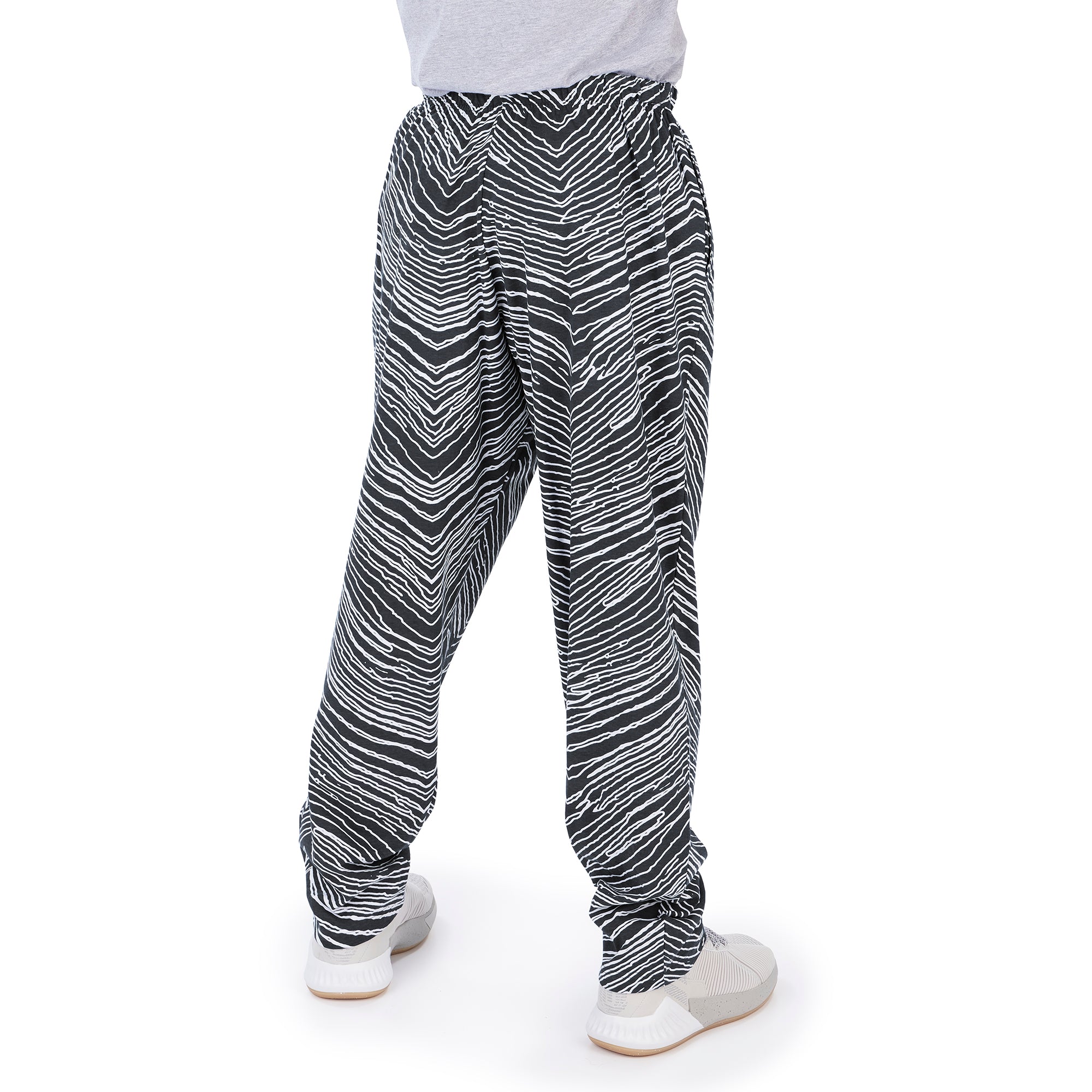 Zubaz NFL Men's Cleveland Browns Zebra Outline Print Comfy Pants