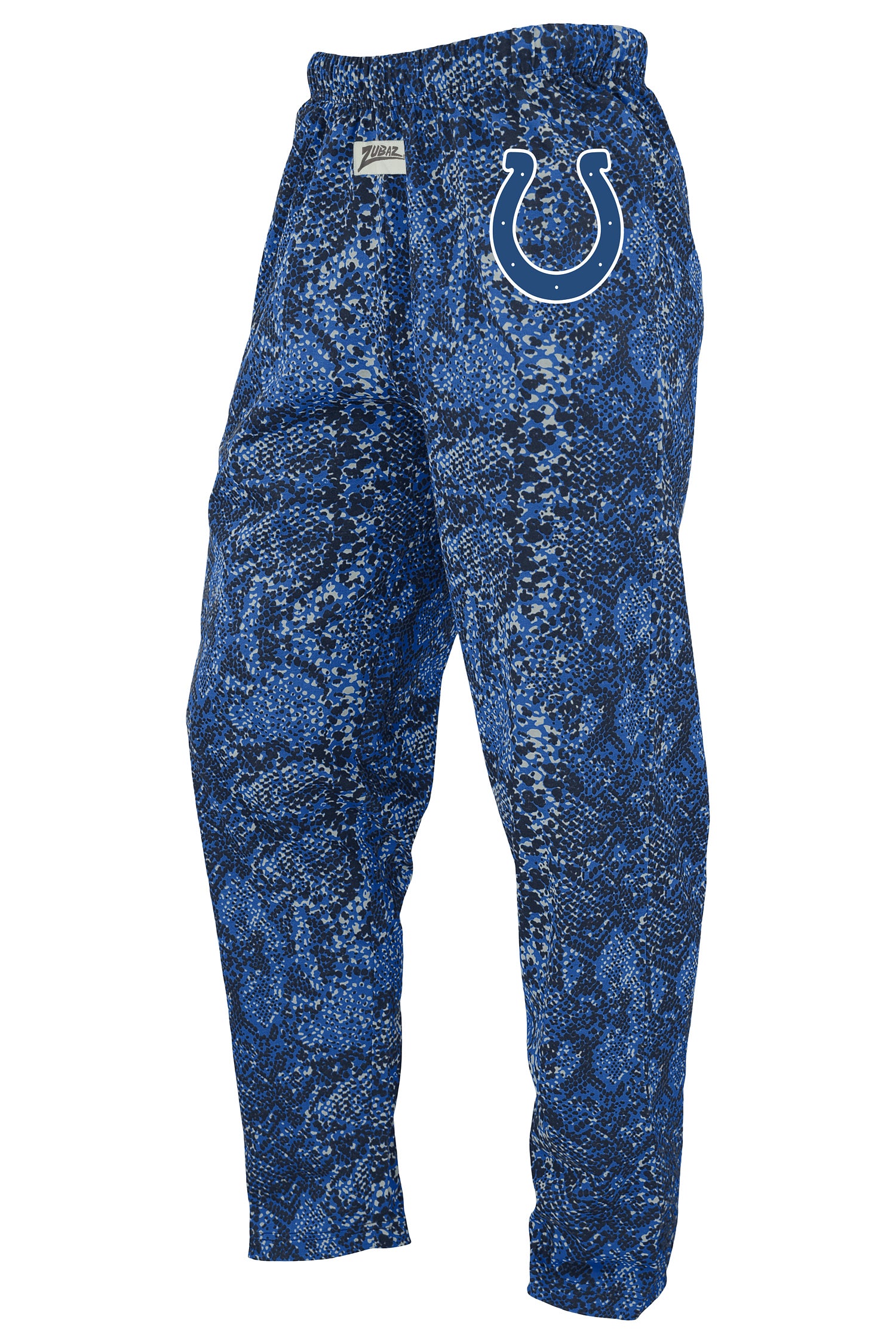 Zubaz NFL Unisex Z88 Post Pant, Indianapolis Colts