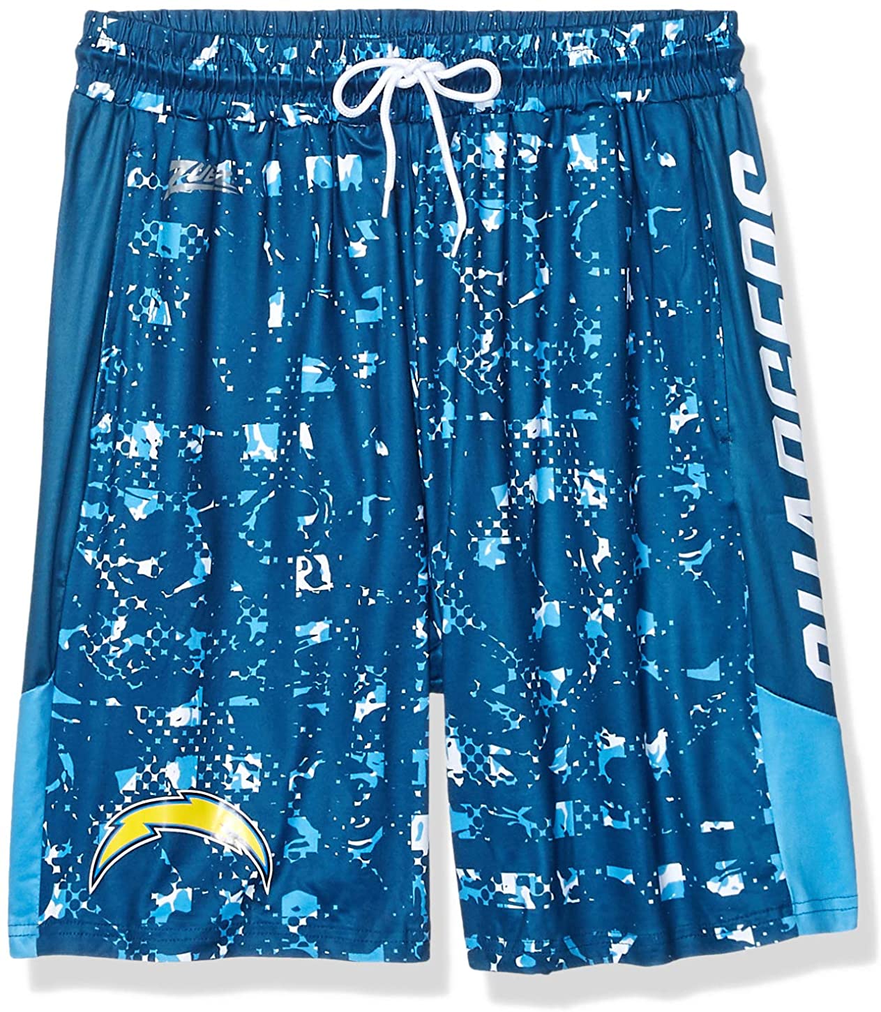 Zubaz NFL Men's Los Angeles Chargers Color Grid Shorts - Official NFL Chargers Zubaz Apparel (3 of 8)