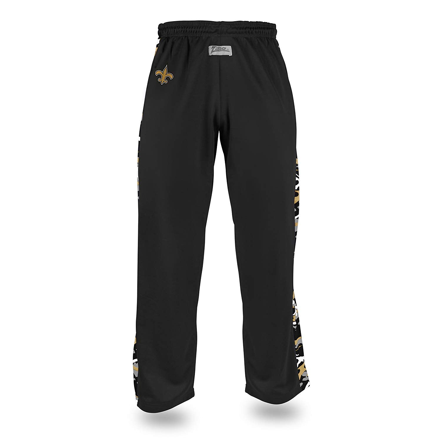 Zubaz Men's NFL New Orleans Saints Camo Print Stadium Pants