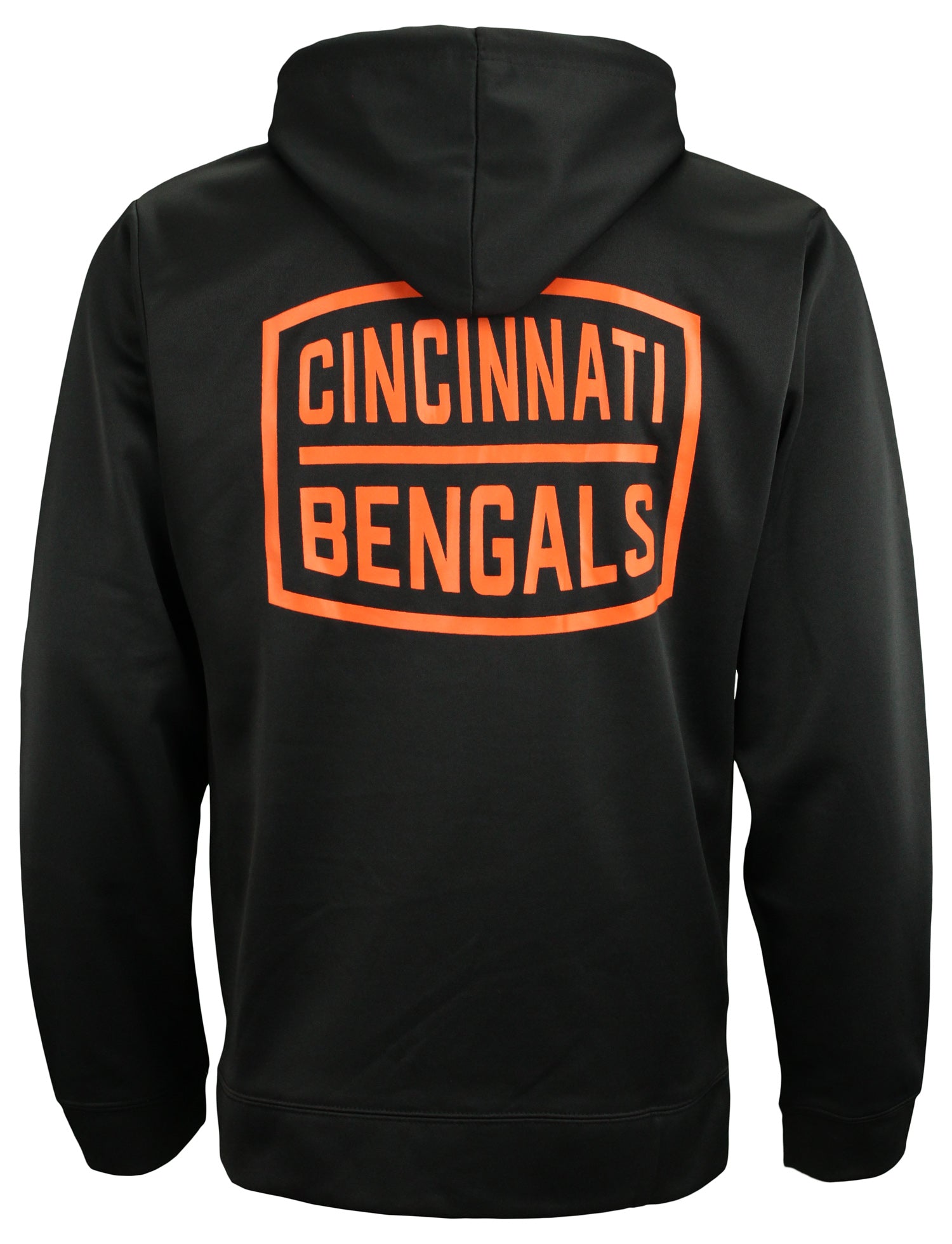 Zubaz NFL Men's Cincinnati Bengals Team Full Zip Up Hoodie With Zebra Accents