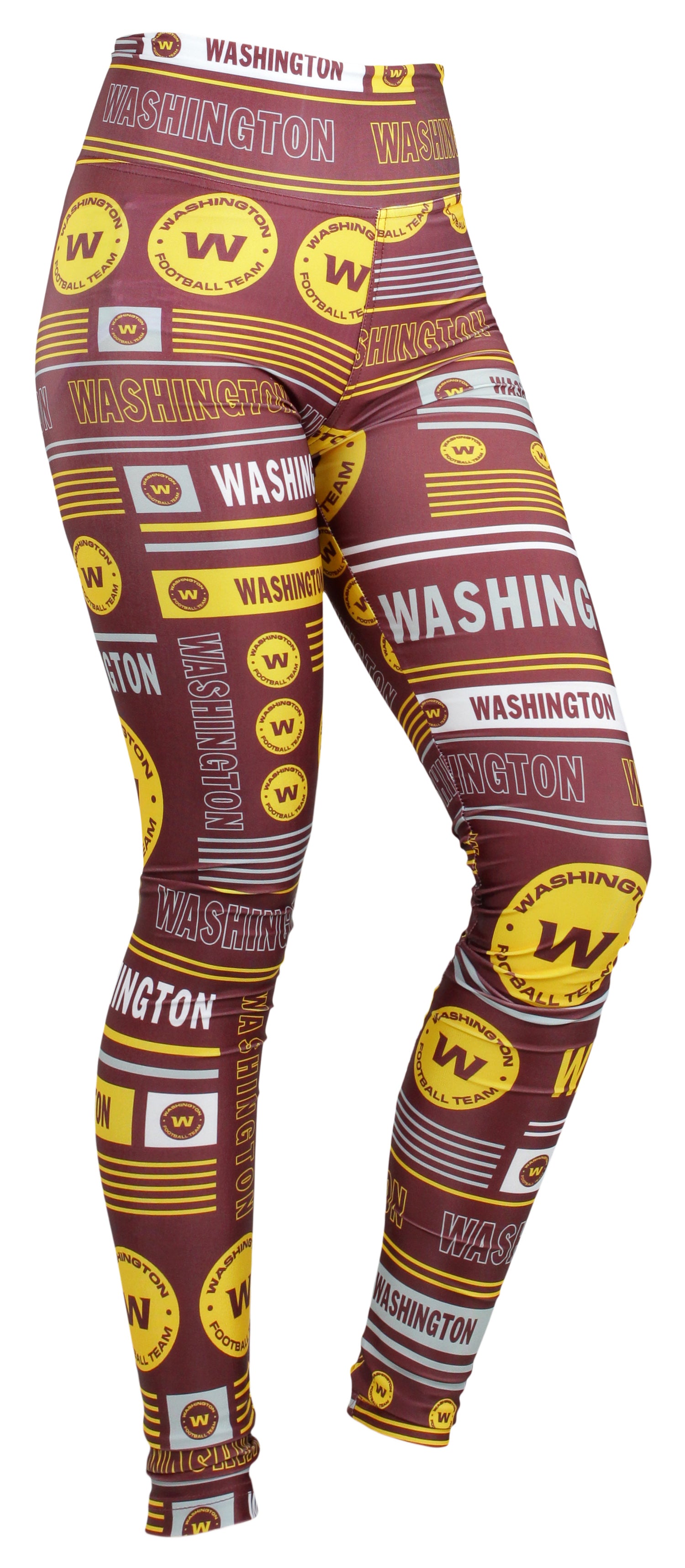 Zubaz NFL Women's Washington Football Team Column Legging