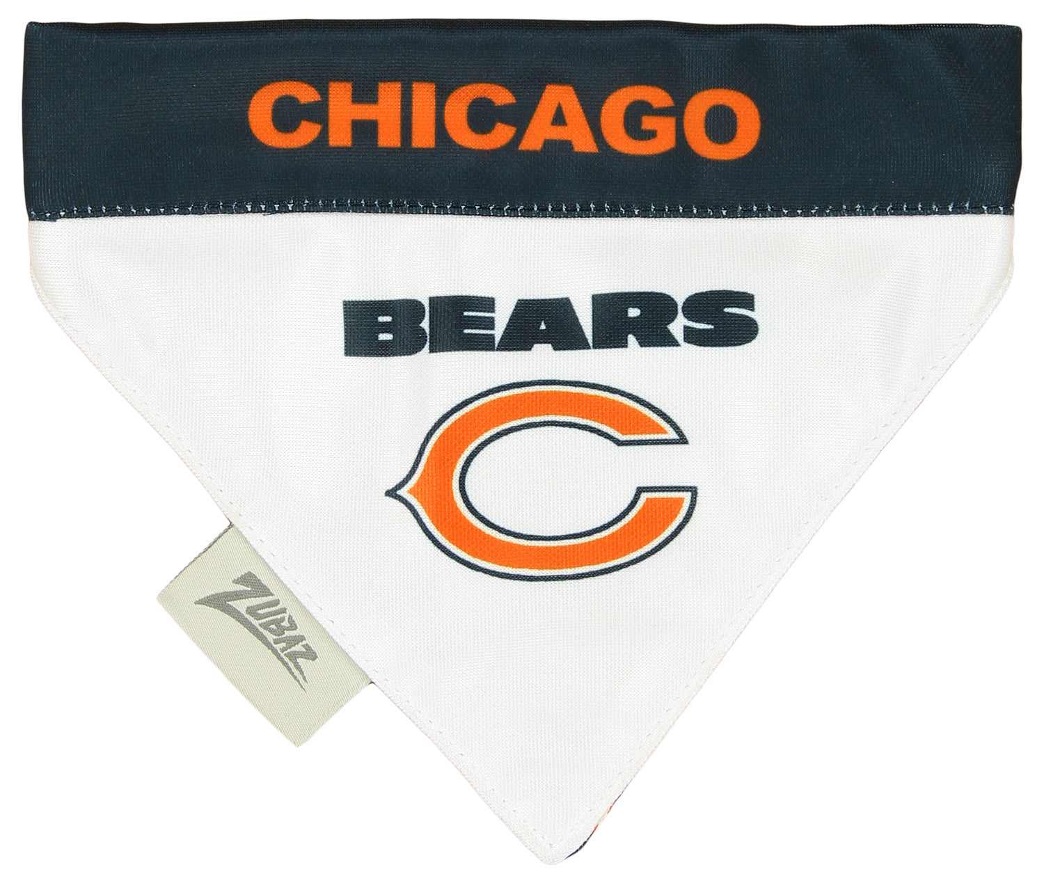 Zubaz X Pets First NFL Chicago Bears Reversible Bandana For Dogs & Cats