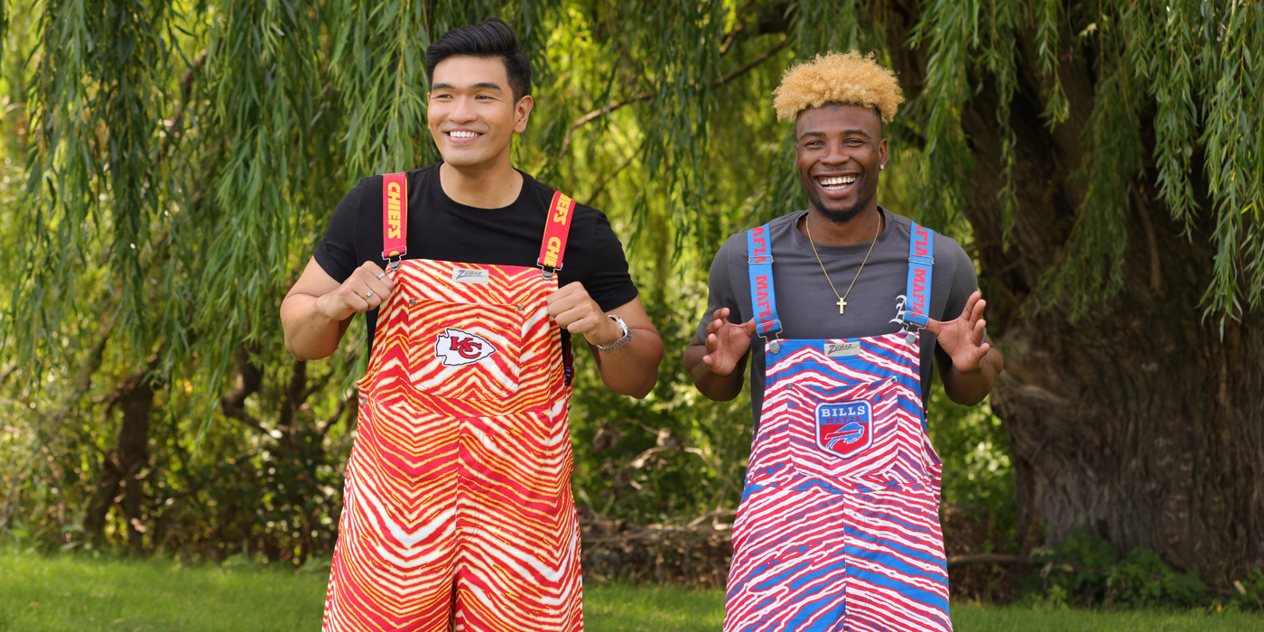 Zubaz NFL Bib Overalls