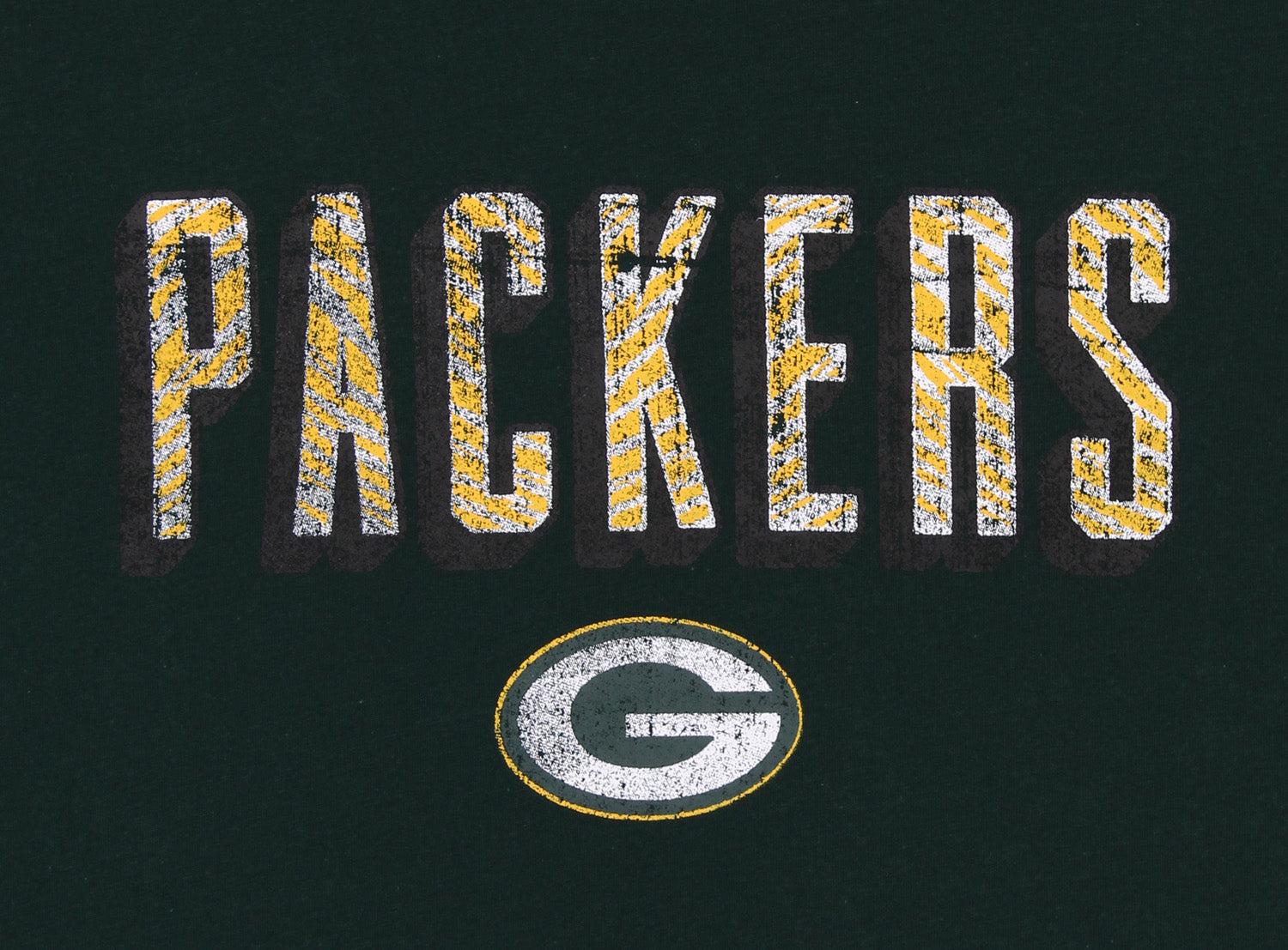 Zubaz NFL Men's Green Bay Packers Short Sleeve Zeb Graphic T-Shirt