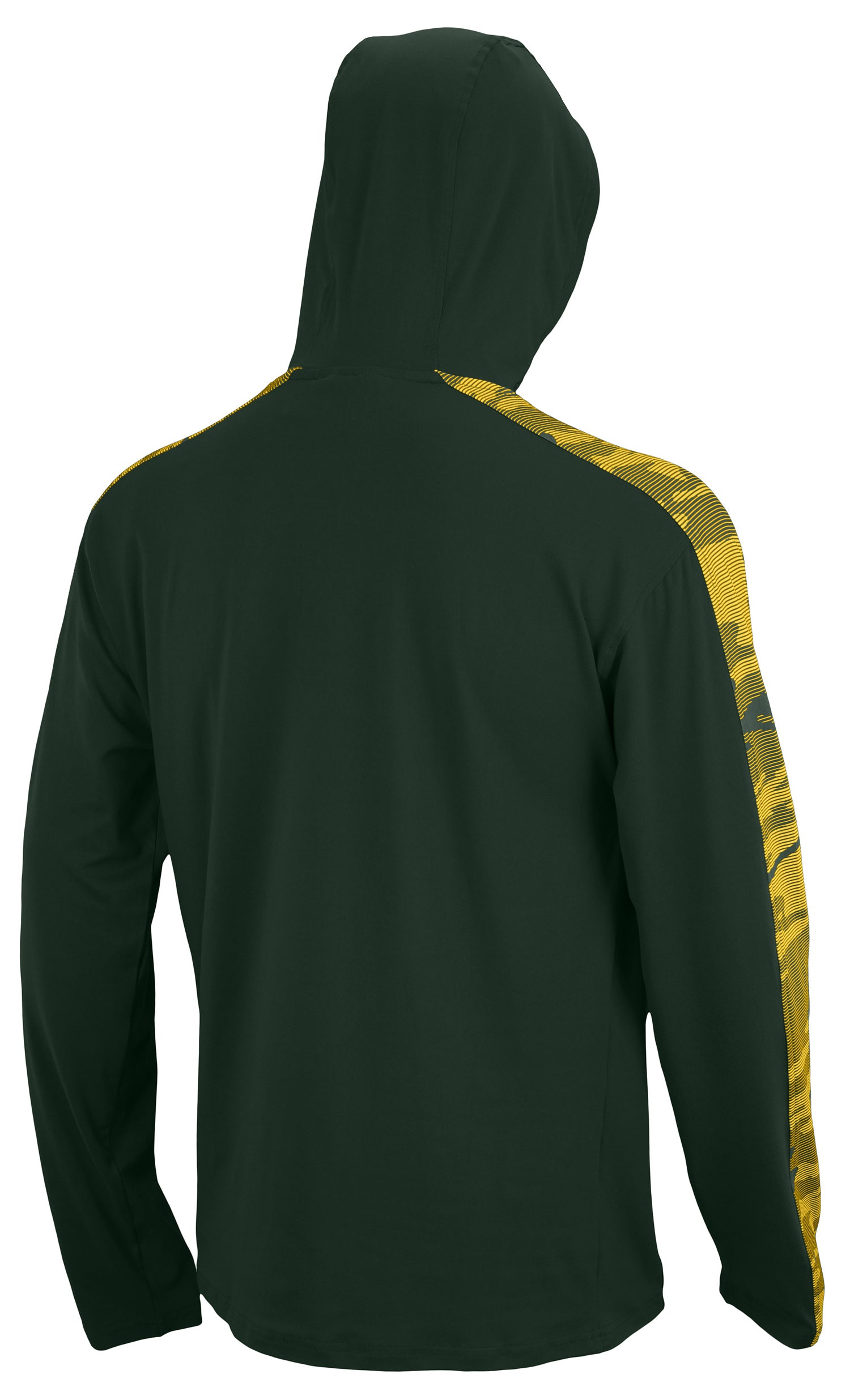 Zubaz NFL Men's Green Bay Packers Elevated Lightweight Hoodie W/ Camo Accents