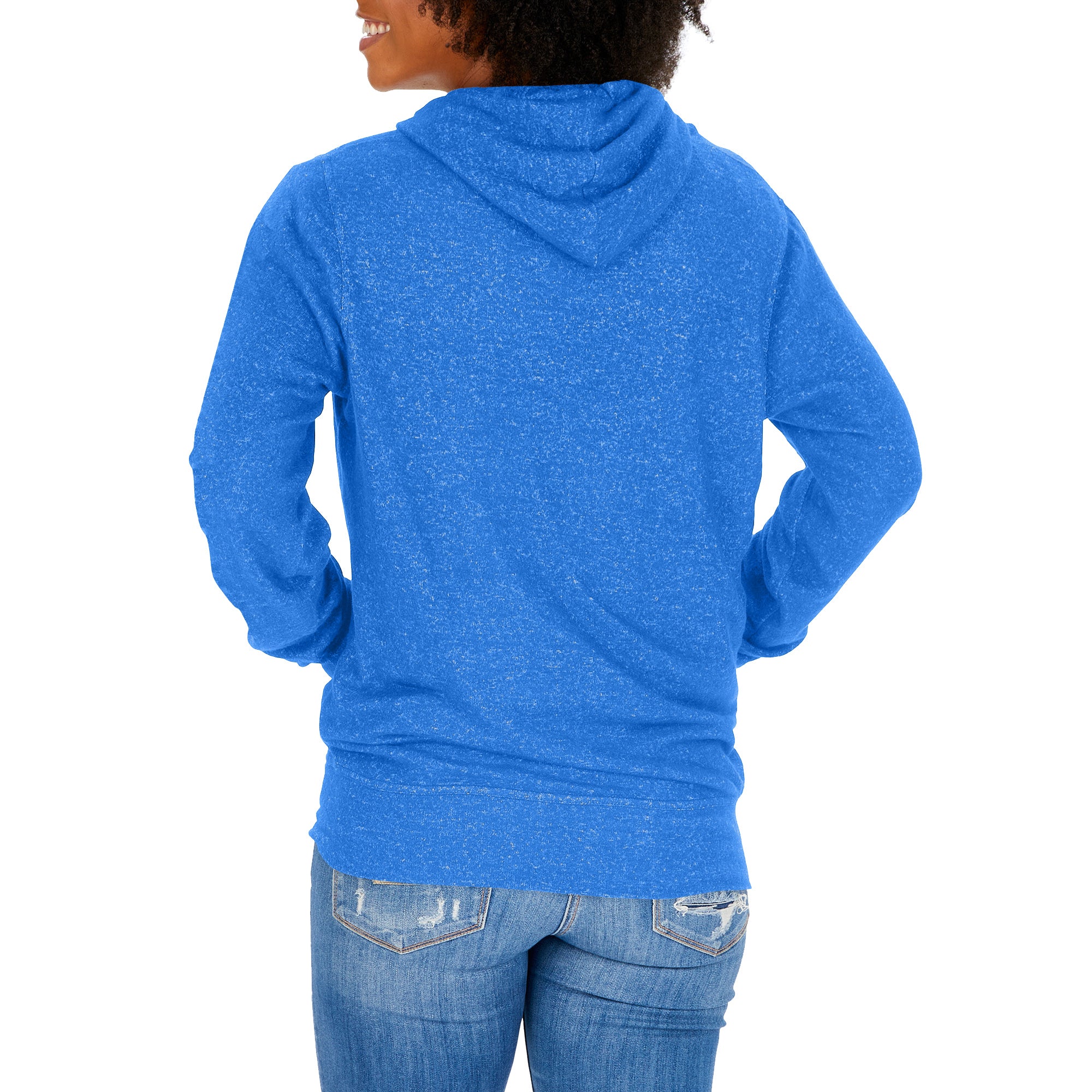 Zubaz NFL Women's Detroit Lions Team Color Soft Hoodie