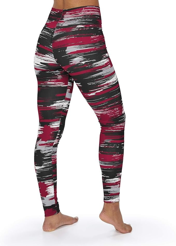 Zubaz NFL ARIZONA CARDINALS TEAM COLOR BRUSHED PAINT LEGGING