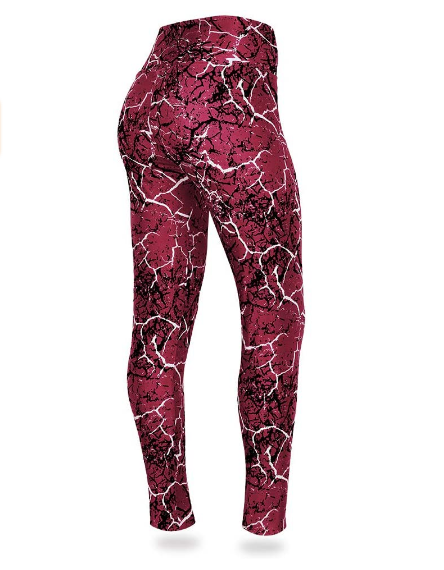 Zubaz NFL Women's Arizona Cardinals Marble Leggings