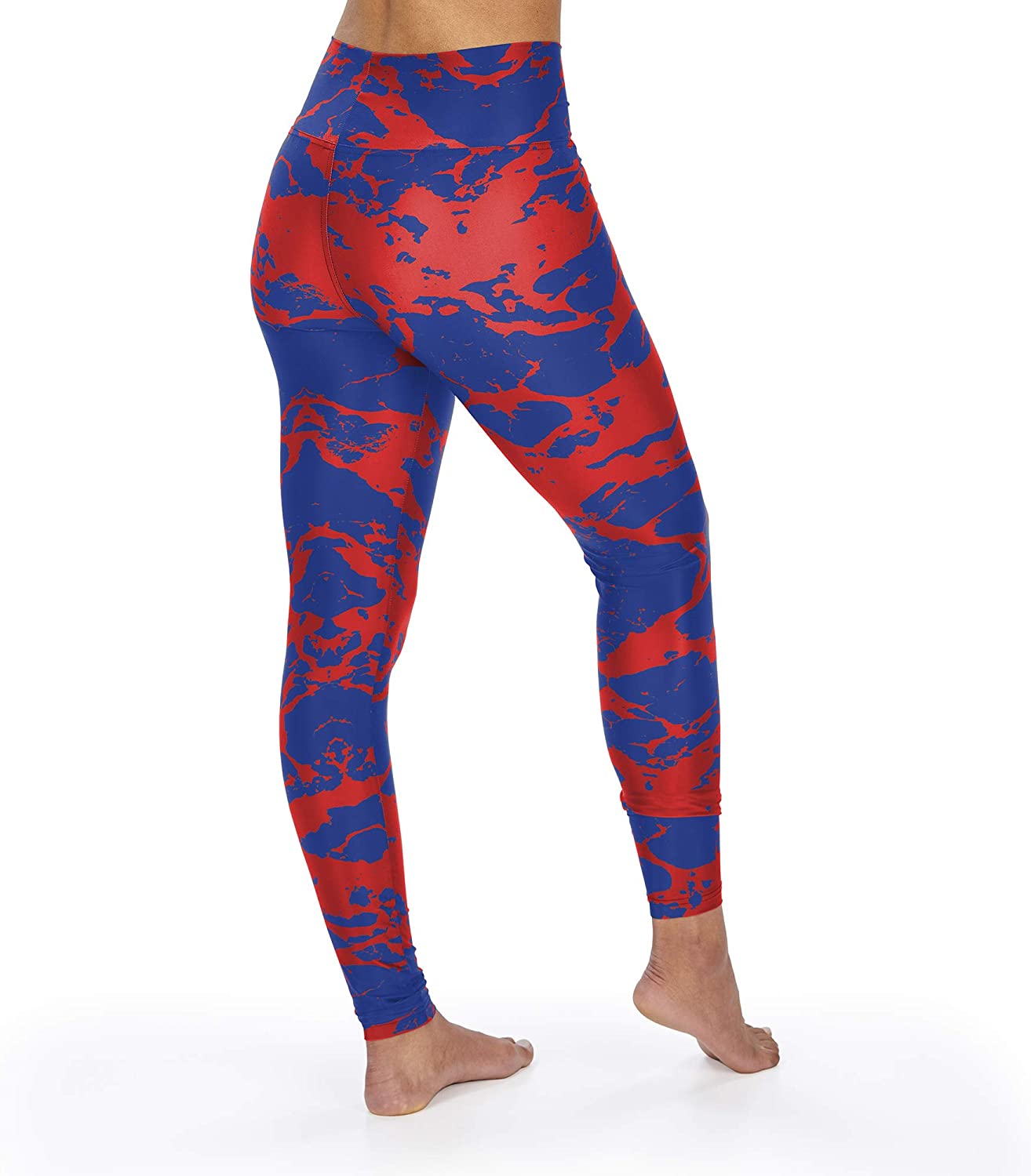 Zubaz Women's New York Giants Team Colors Lava Legging