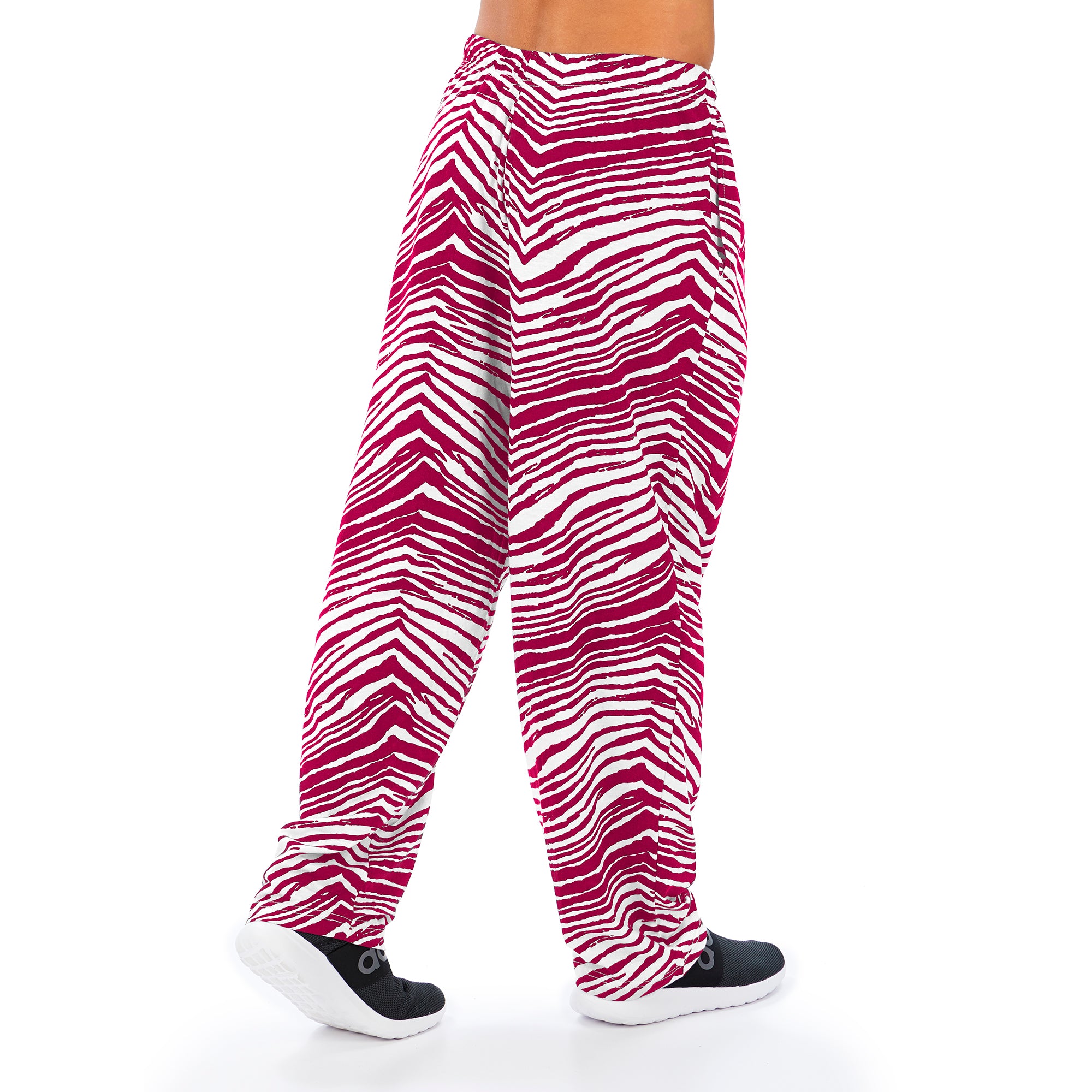 Zubaz Arizona Cardinals NFL Men's Classic Zebra Print Left Hip Team Logo Pant