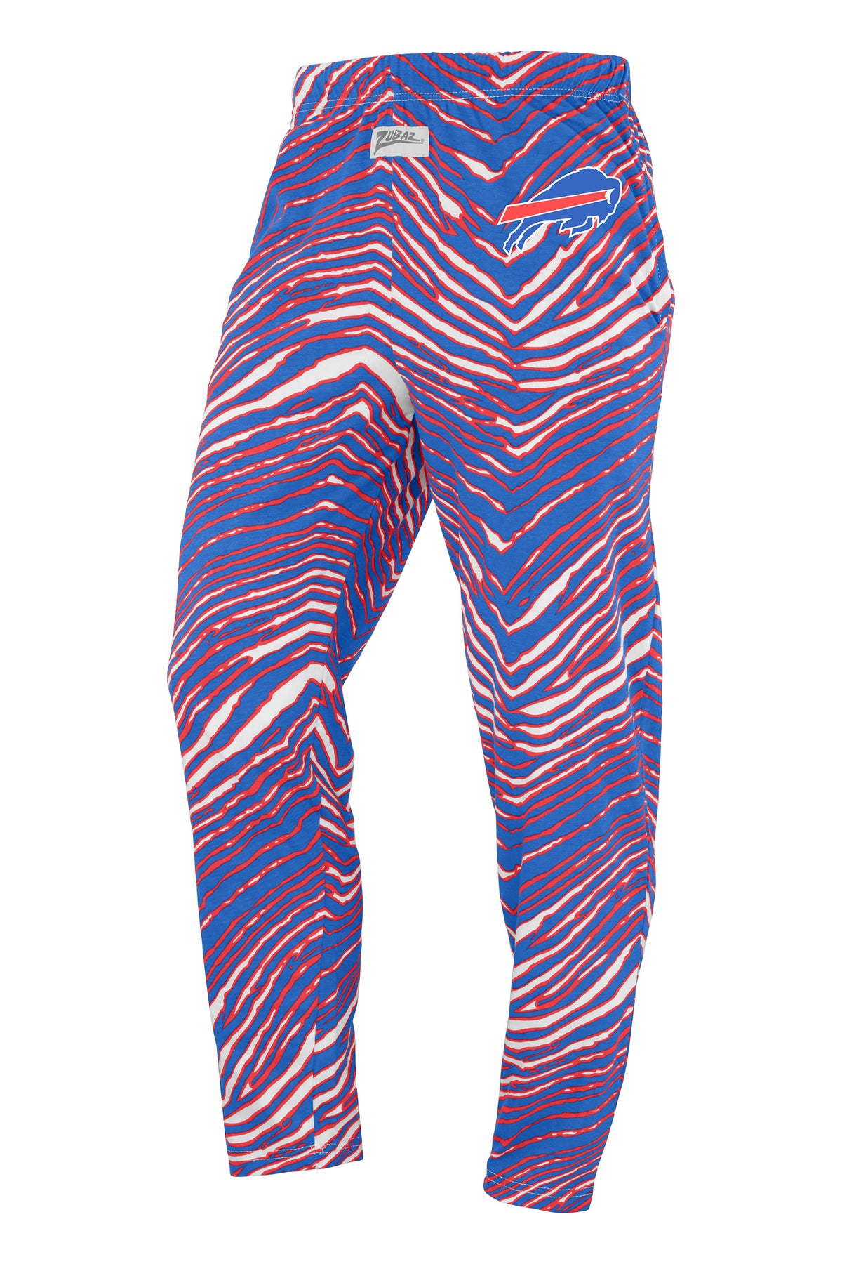 Zubaz NFL Adult Unisex Z88 Zebra Pants, Buffalo Bills For Men and Wome