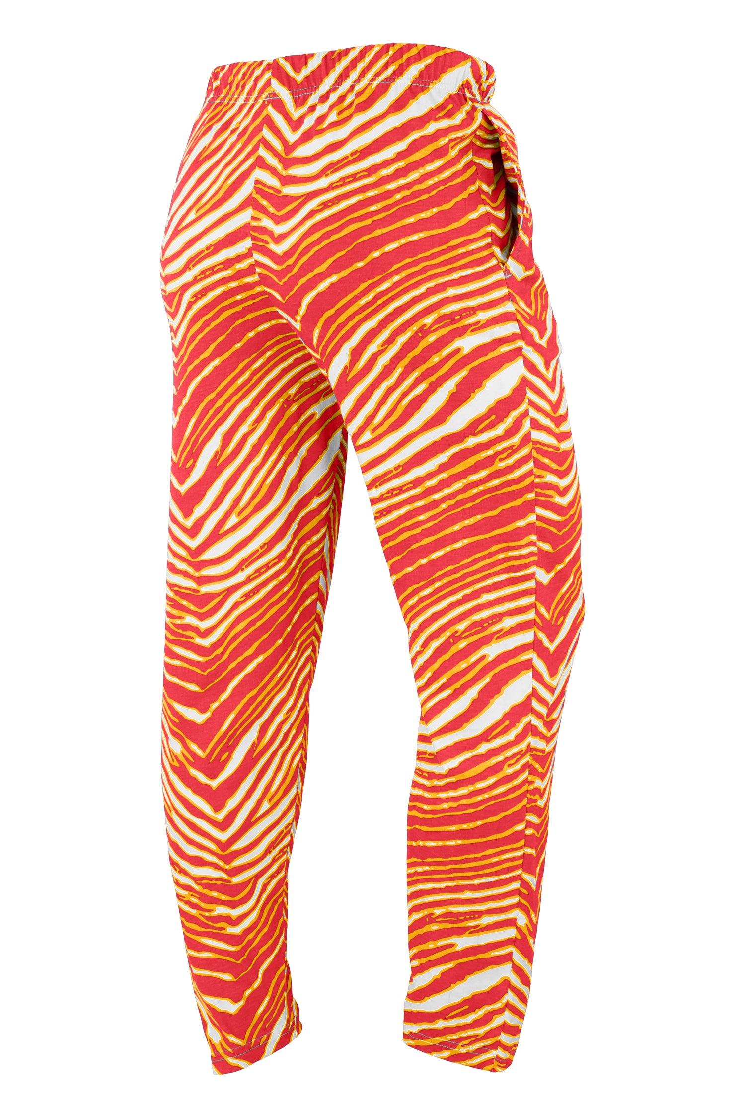 Zubaz NFL Adult Unisex Z88 Zebra Pants, Kansas City Chiefs