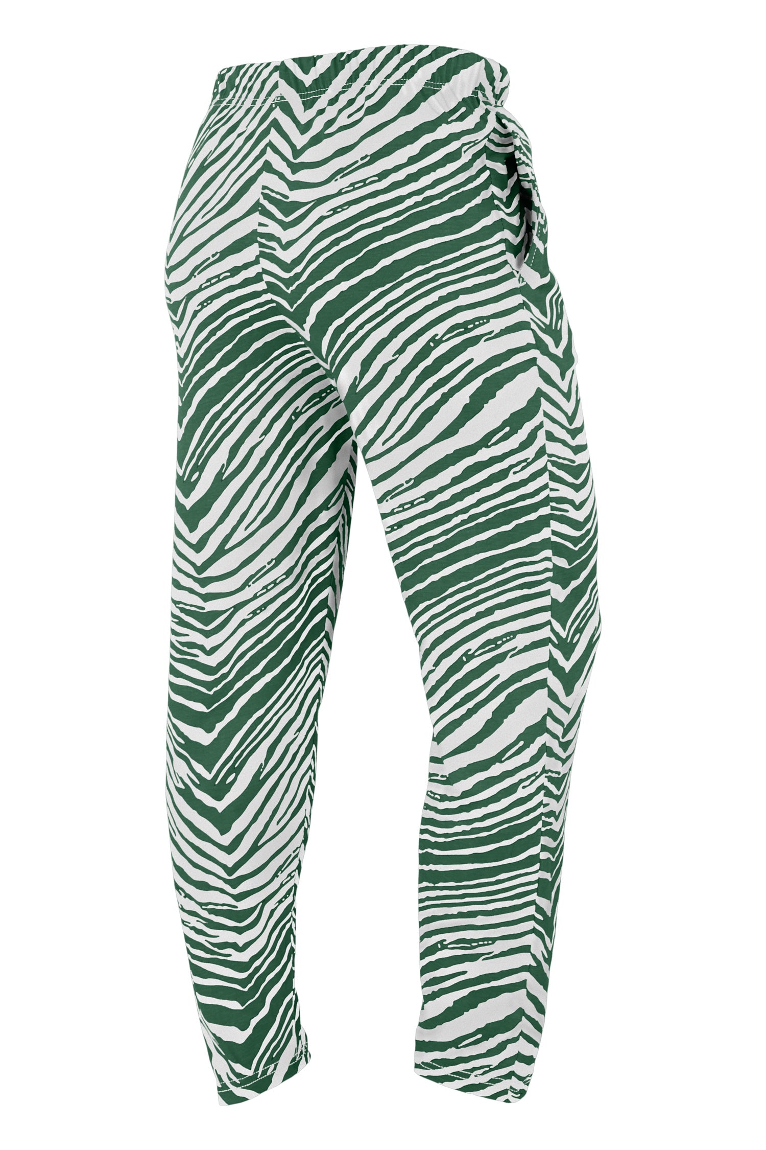 Zubaz NFL Adult Unisex Z88 Zebra Pants, New York Jets For