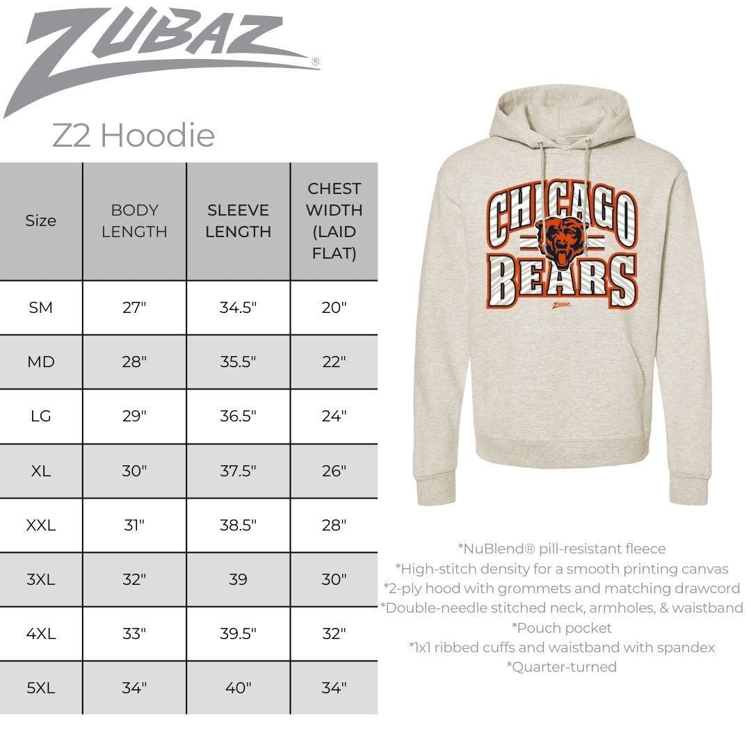 Zubaz NFL Baltimore Ravens  Unisex Pullover Fleece Hoodie for Adult Men and Women, Z2T Kickoff, Oatmeal Heather