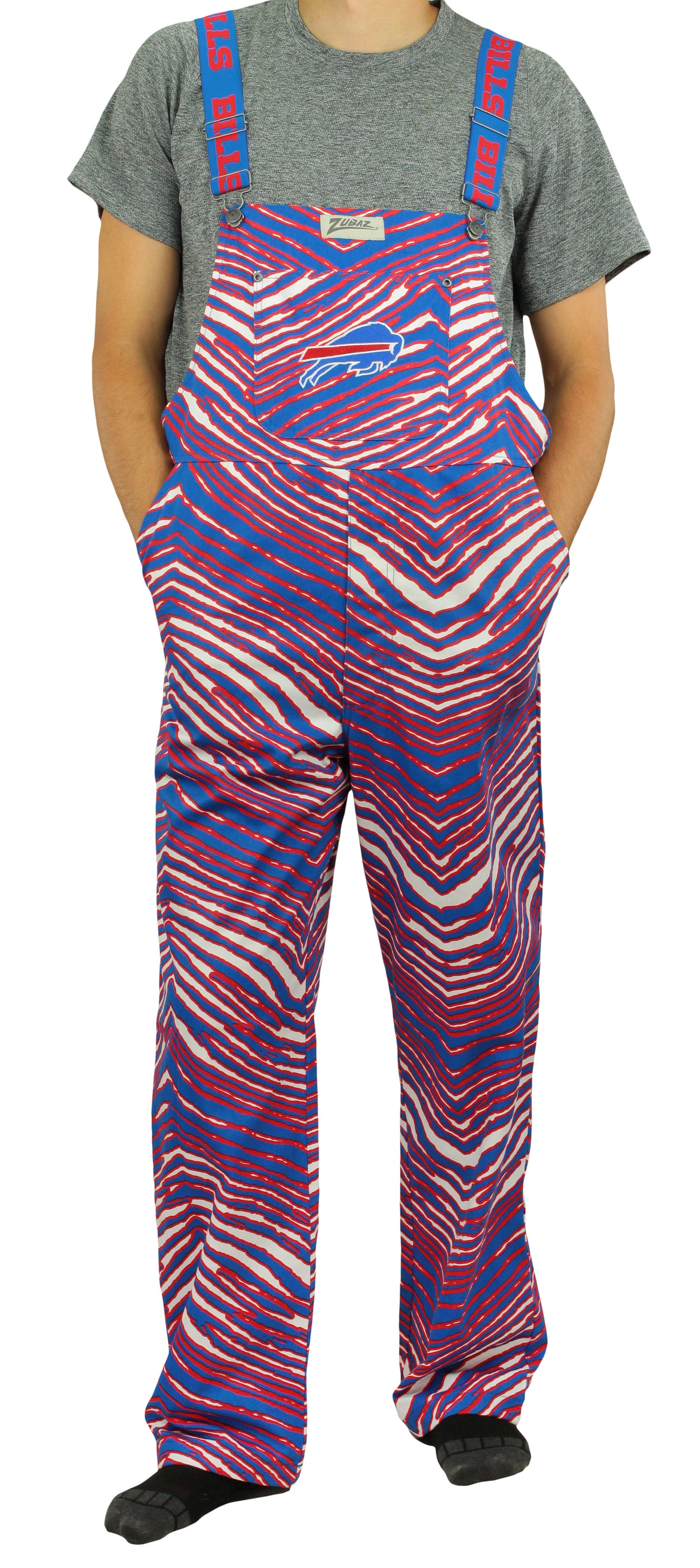 Zubaz NFL Bib Overalls