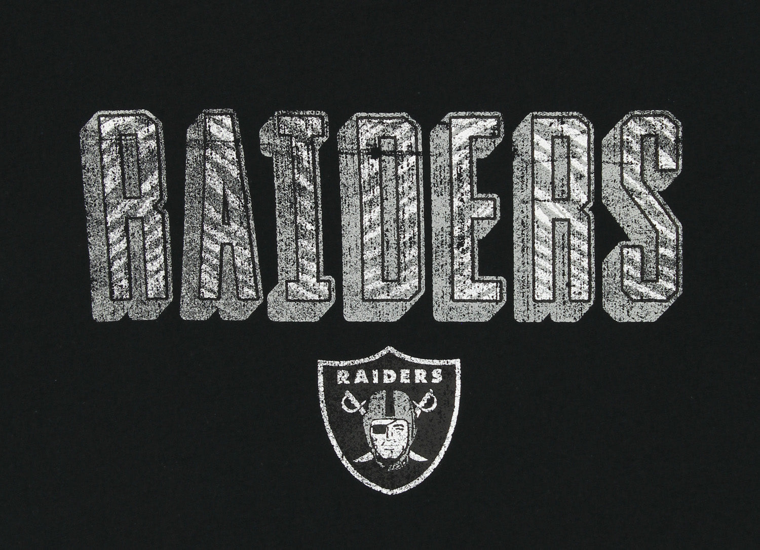 Zubaz NFL Men's Oakland Raiders Short Sleeve Zeb Graphic T-Shirt