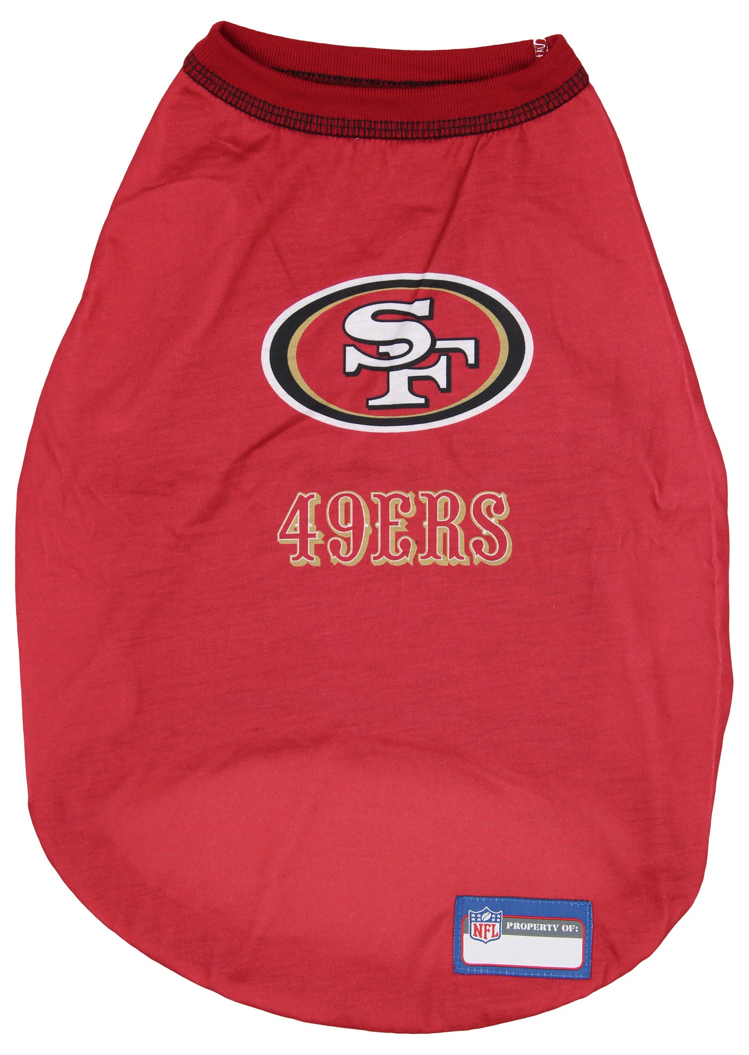 Zubaz X Pets First NFL San Francisco 49ers Team Pet T-Shirt For Dogs