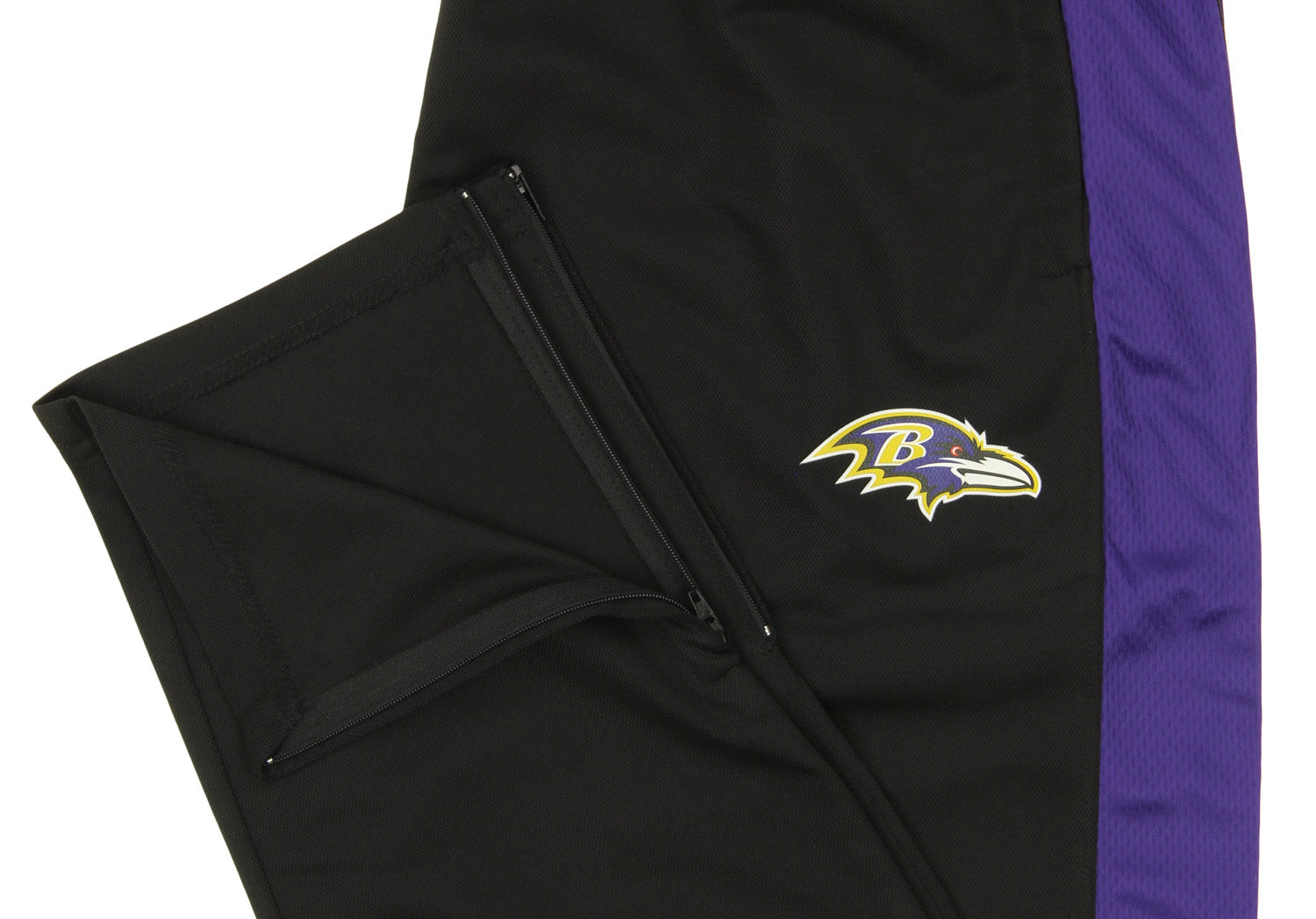Zubaz NFL Football Men's Baltimore Ravens Athletic Track Pant