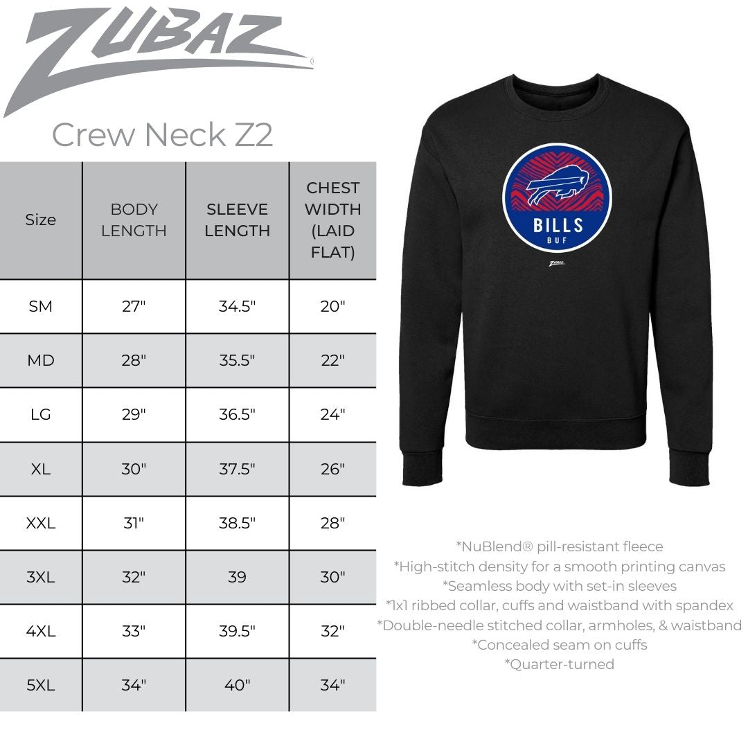 Zubaz NFL Baltimore Ravens Unisex Adult Men's & Women's Pullover Fleece Crew Neck Sweatshirt, Z2C Chip Shot, Oatmeal Heather