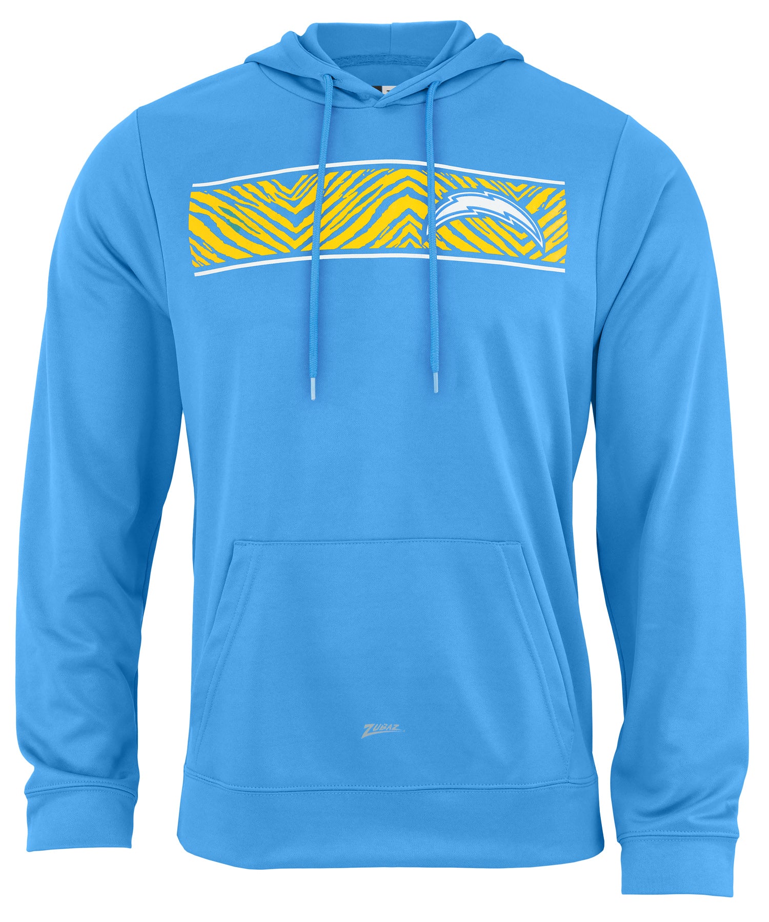 ZUBAZ NFL Men's Zebra Logo Graphic Hoodie Los Angeles Chargers