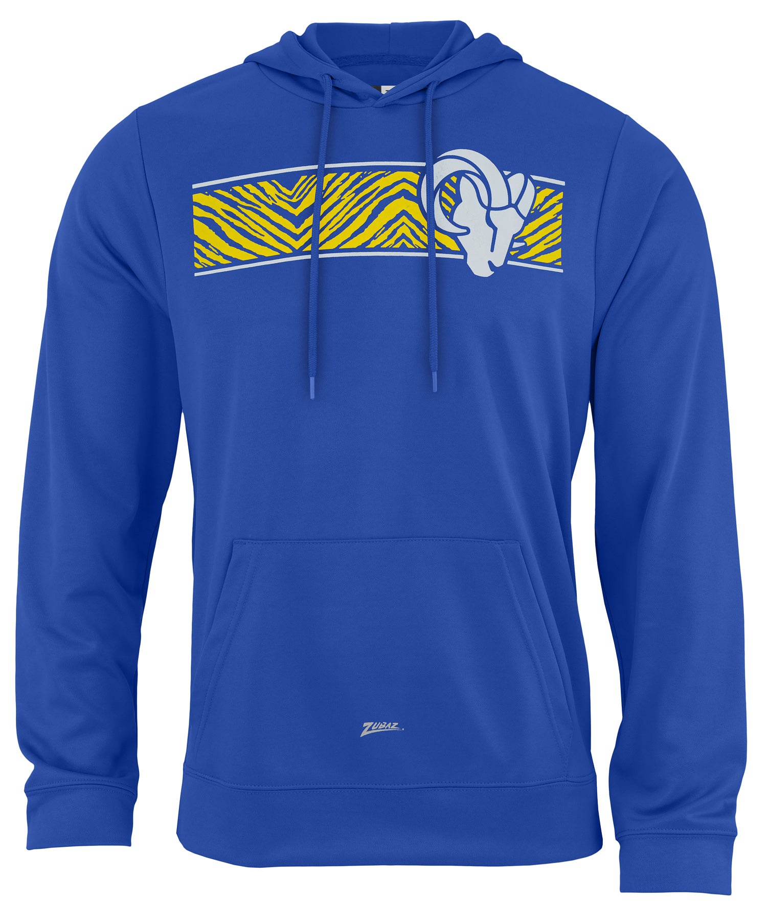 ZUBAZ NFL Men's Zebra Logo Graphic Hoodie Los Angeles Rams