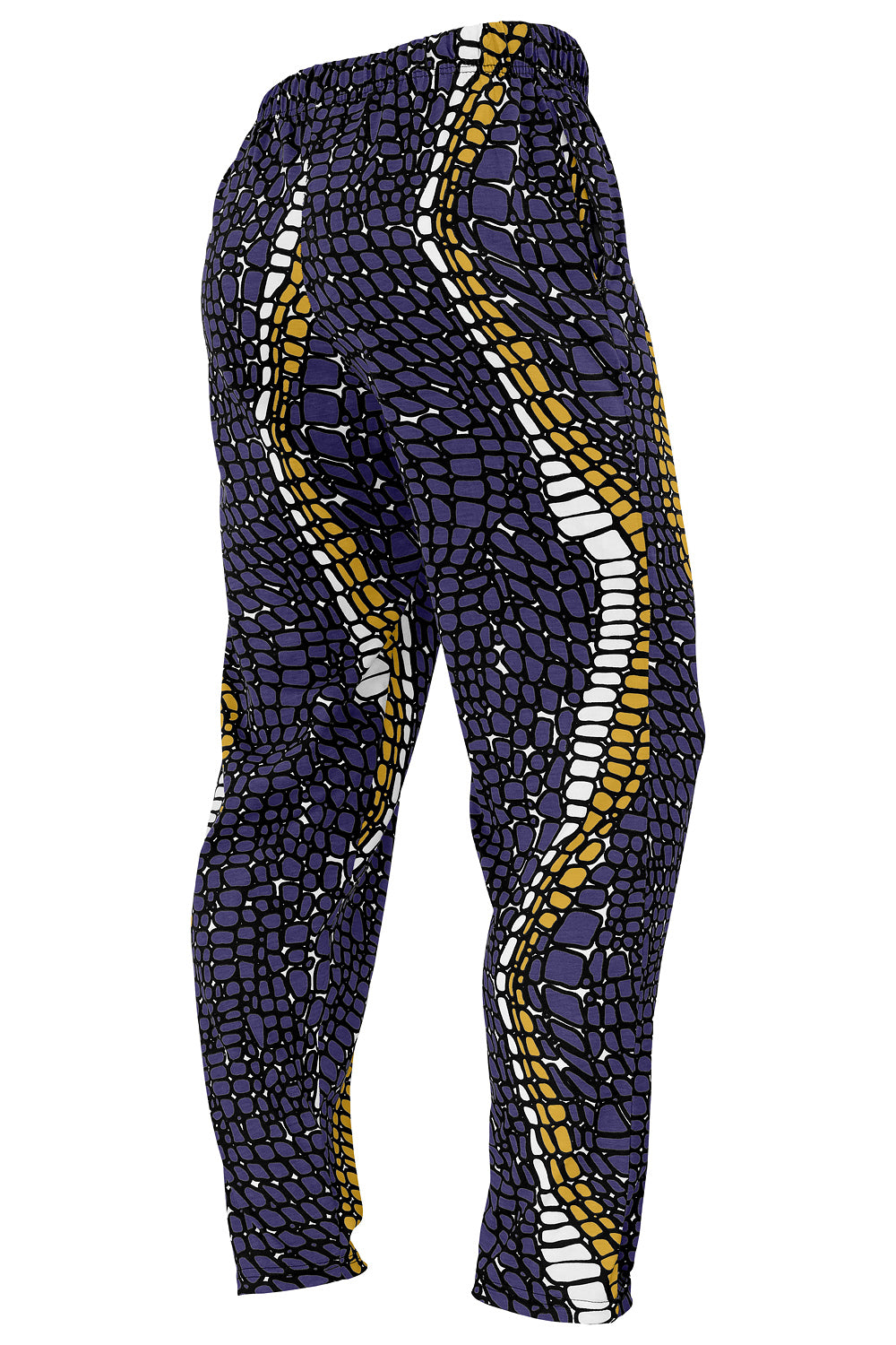 Zubaz NFL Adult Unisex Z88 Embroidered Gator 3 Color Pants, Baltimore