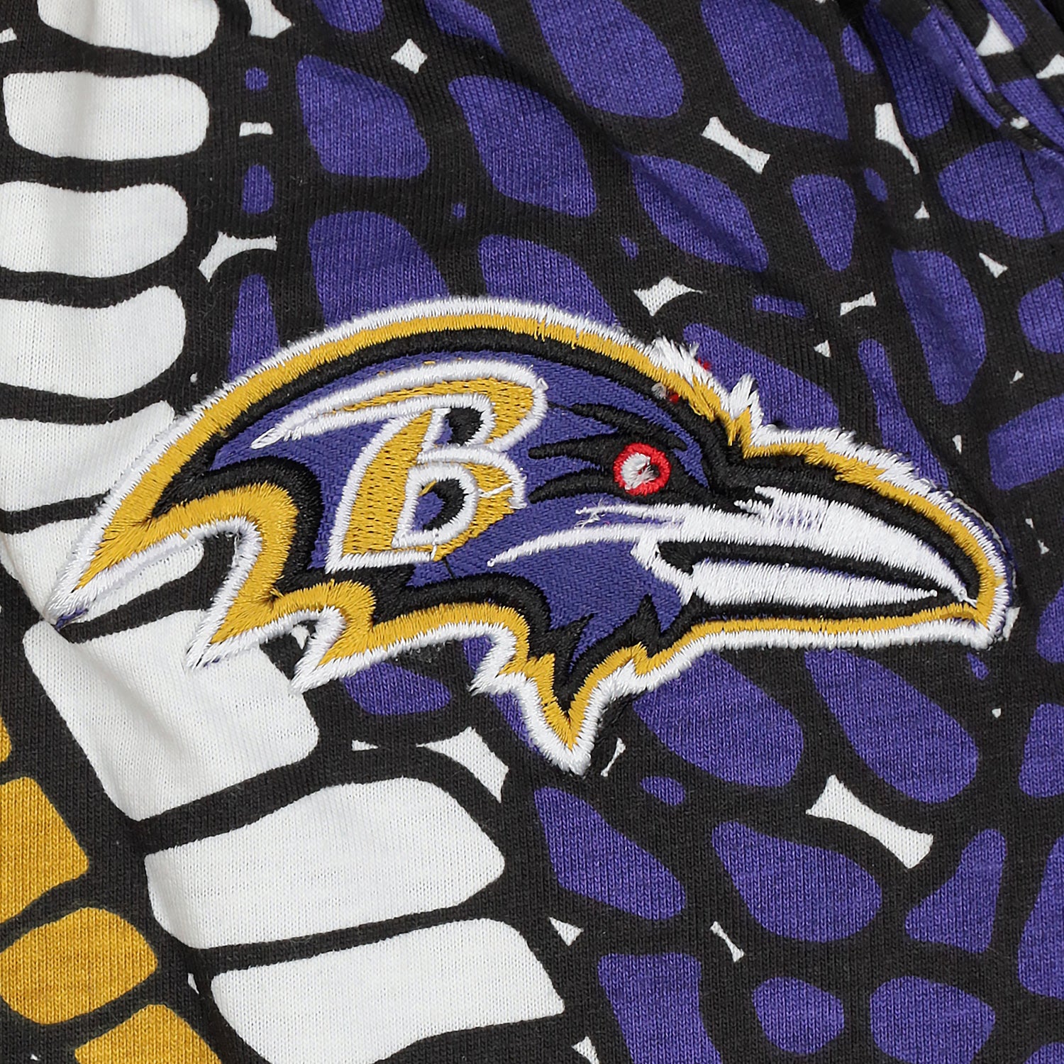 Zubaz NFL Adult Unisex Z88 Embroidered Gator 3 Color Pants, Baltimore