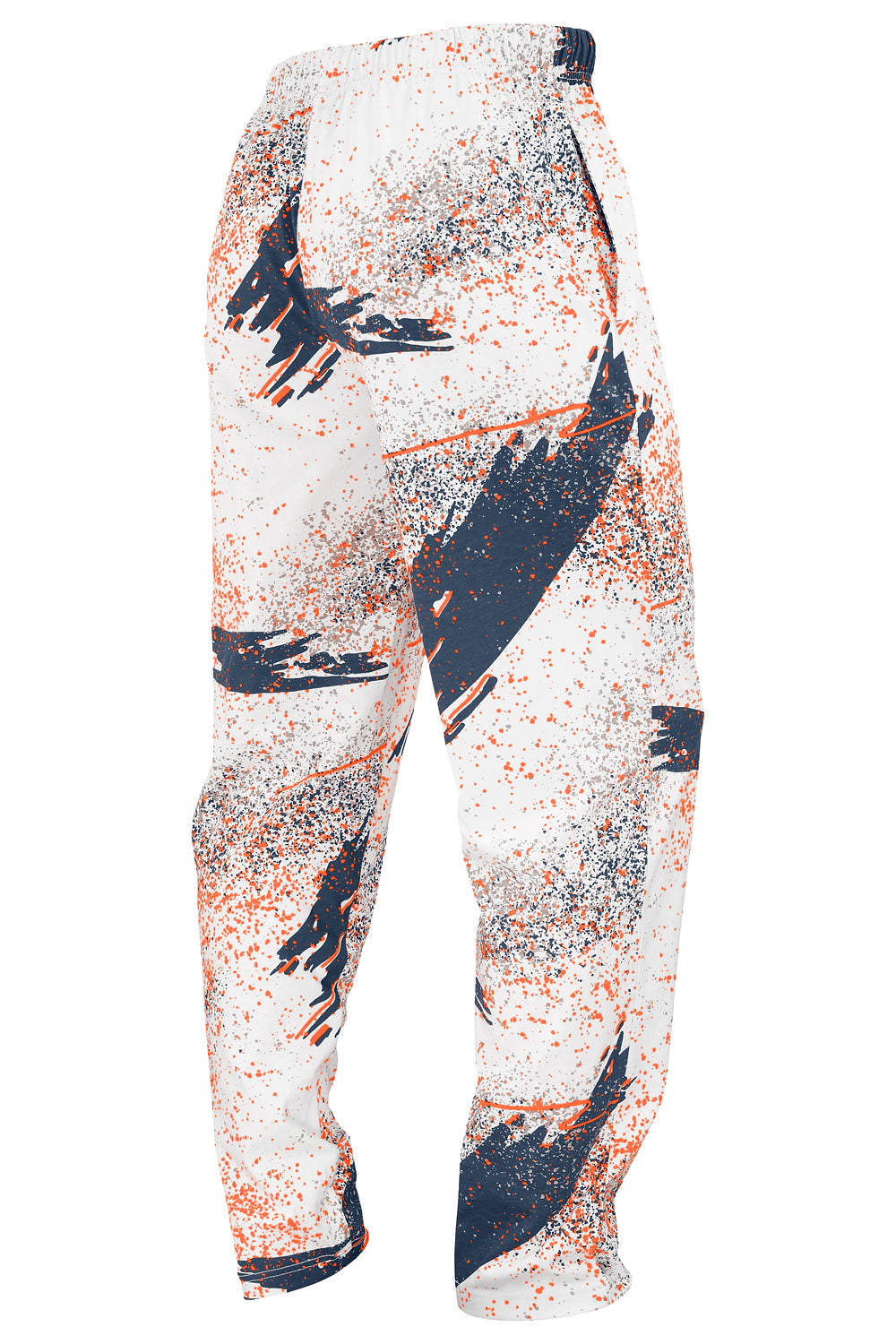 Zubaz NFL Adult Unisex Z88 Embroidered Confetti 3 Color Pants, Chicago