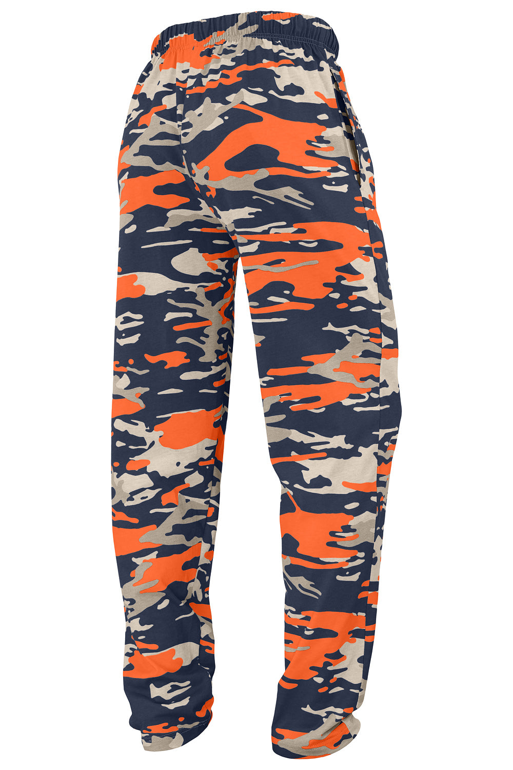 Zubaz NFL Adult Unisex Z88 Embroidered Alt Camo Pants, Chicago Bears