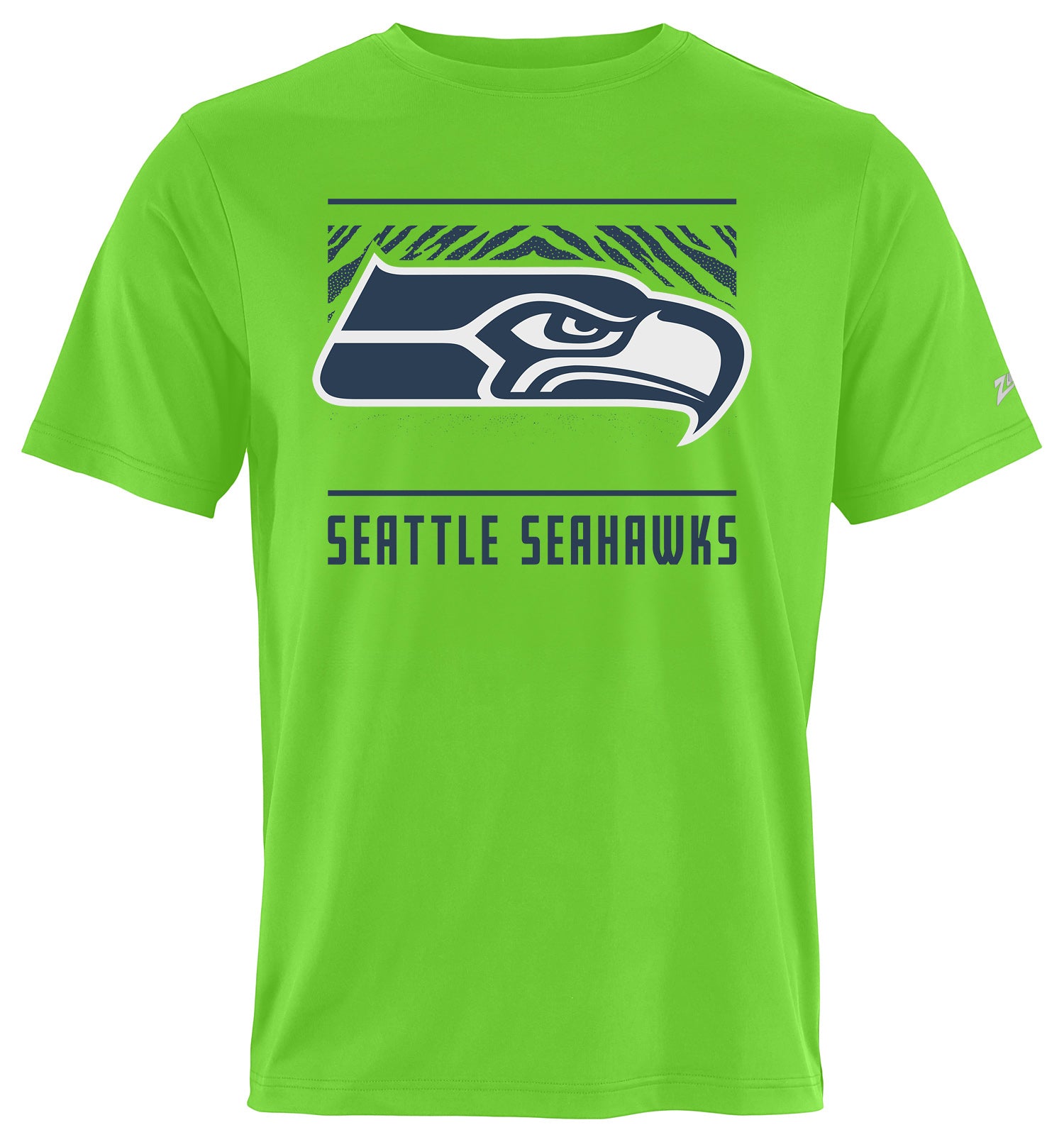 Zubaz NFL Men's Tunnel Alternate Color Short Sleeve T-Shirt, Seattle Seahawks