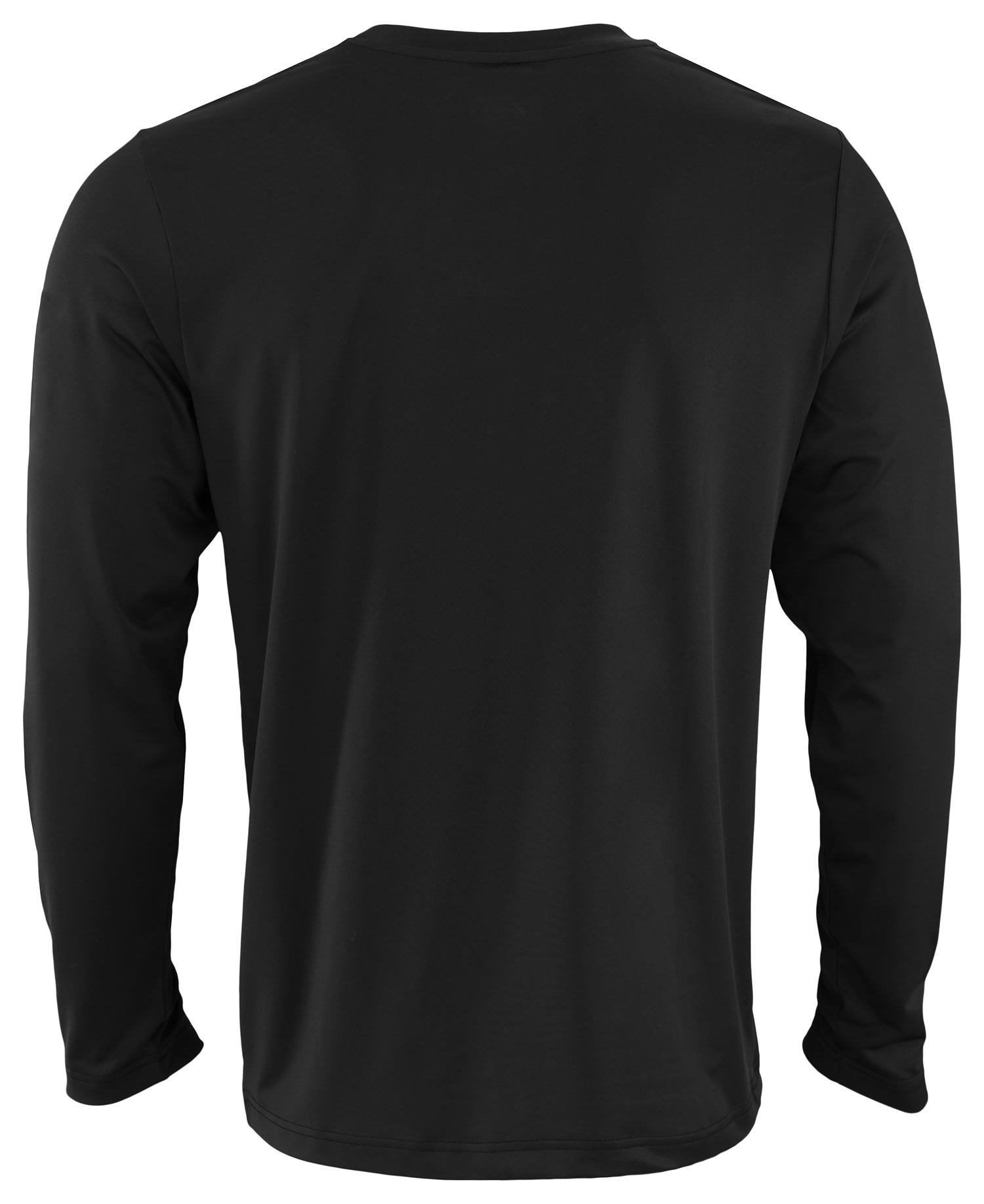 Zubaz NFL Men's Black End Zone Long Sleeve T-Shirt, New York Jets