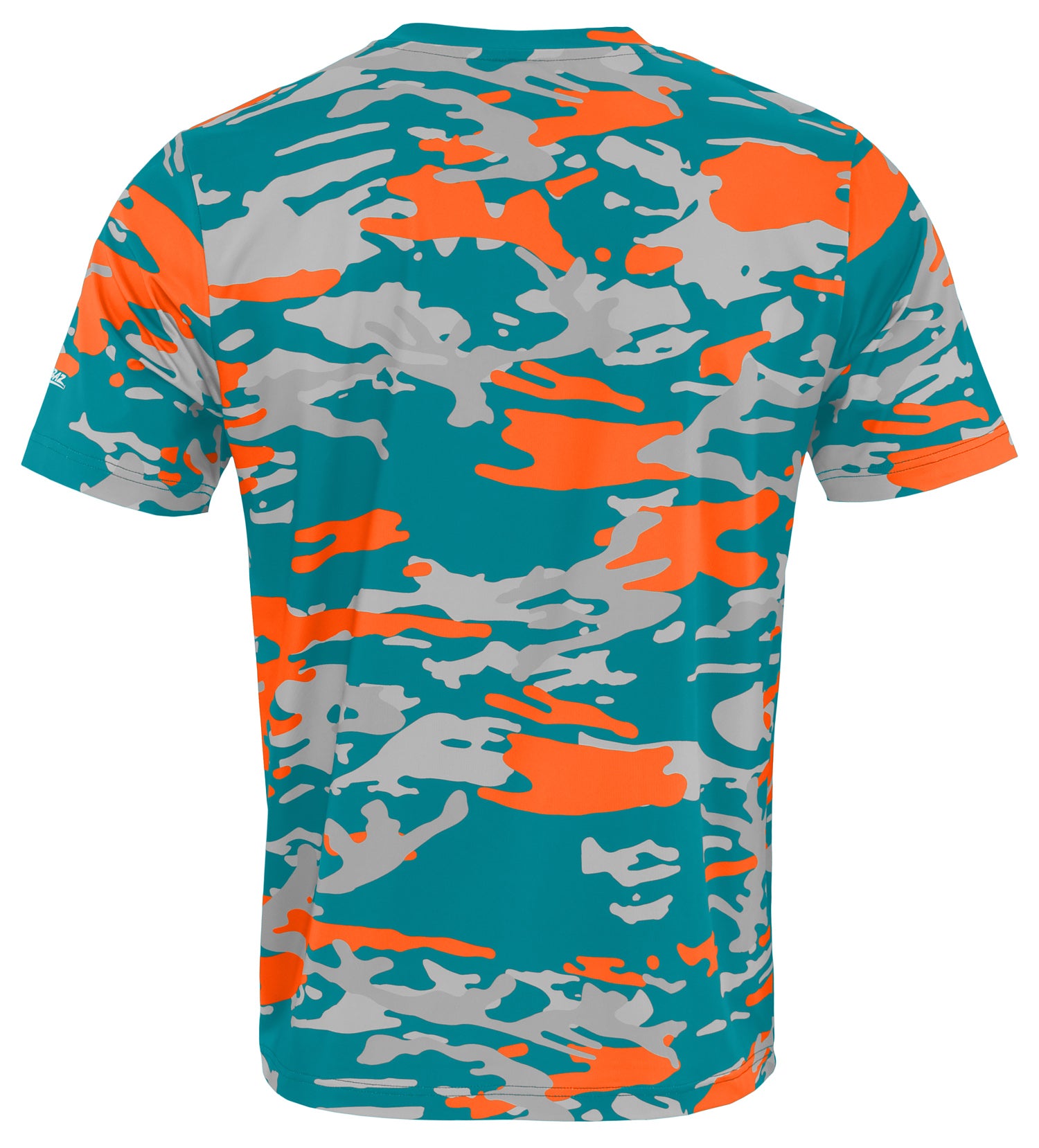 Zubaz NFL Men's Camo Alternate Color Short Sleeve T-Shirt, Miami Dolph