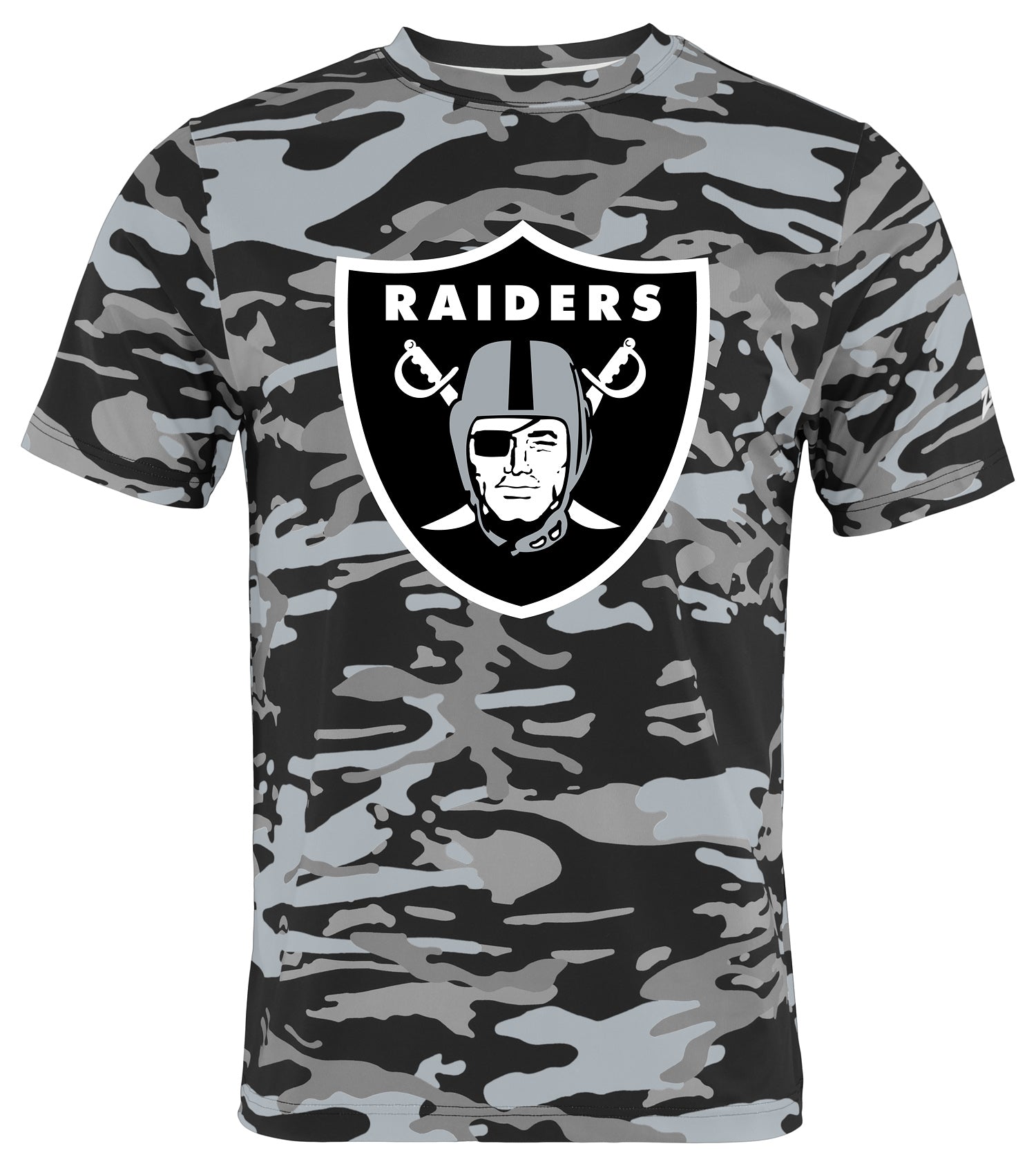 Zubaz NFL Men's Camo Alternate Color Short Sleeve T-Shirt, Las Vegas R