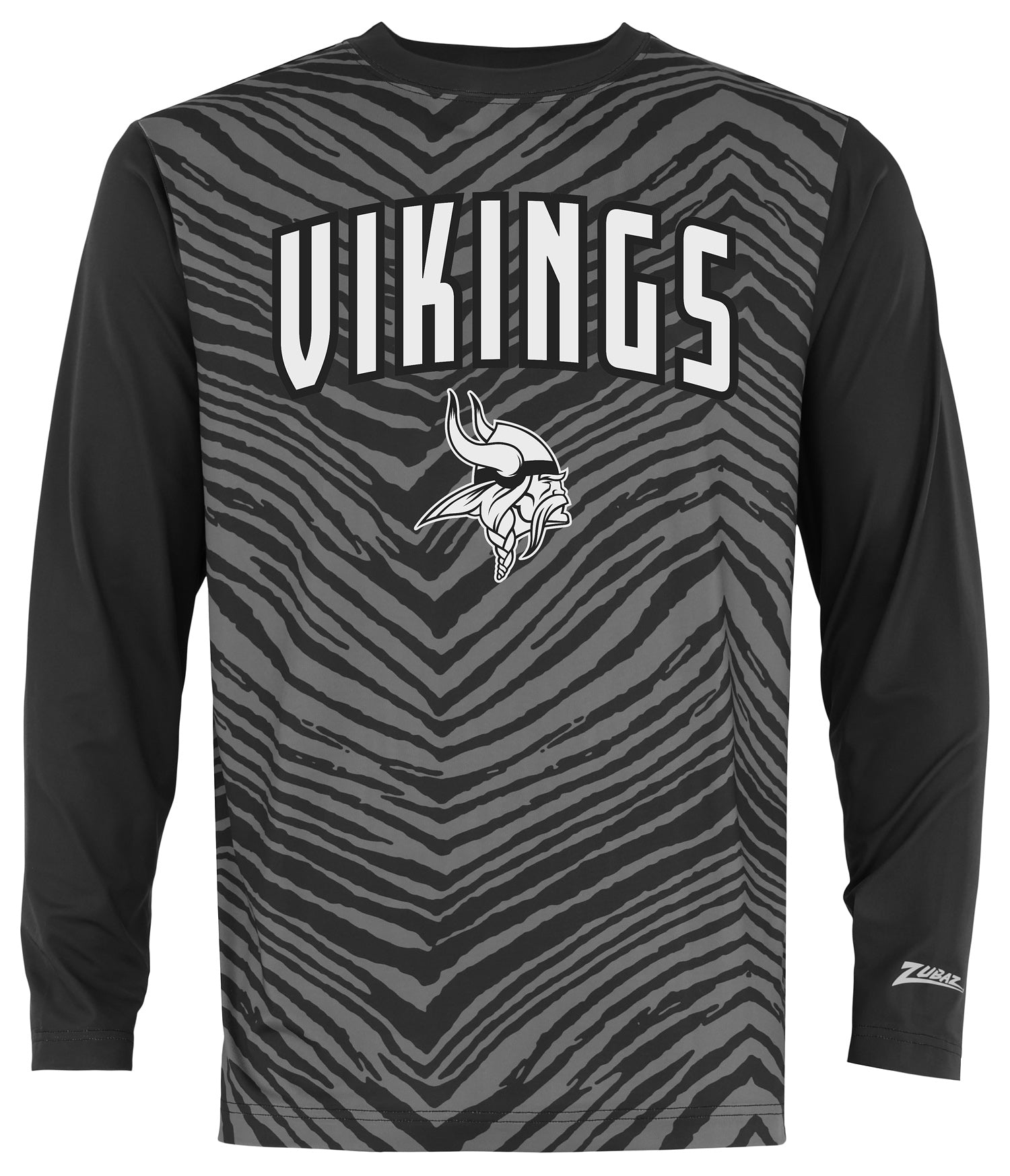Zubaz NFL UNISEX Z88 3 Color Zebra Direct Embroidered Logo Pants, MINN