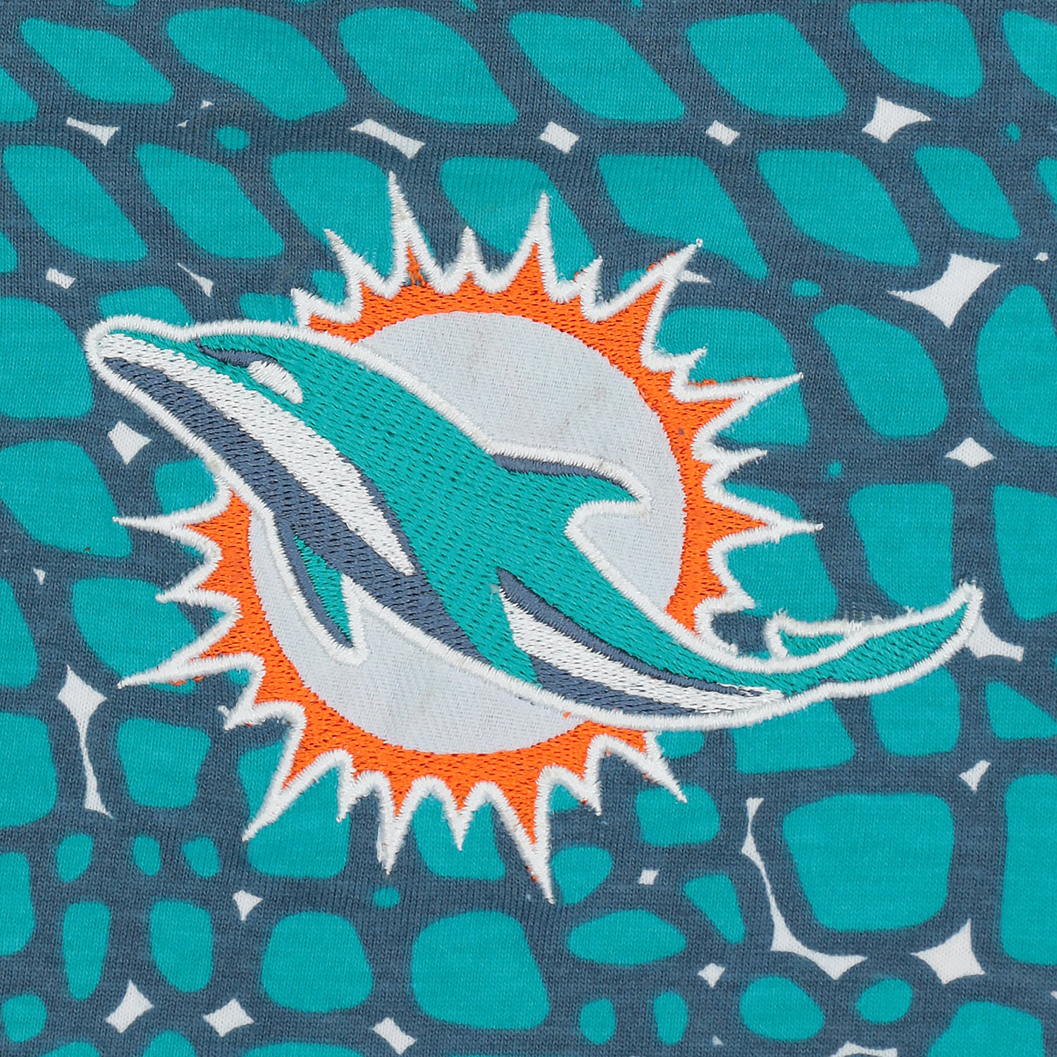 Zubaz NFL Adult Unisex Z88 Embroidered Gator 3 Color Pants, Miami Dolp