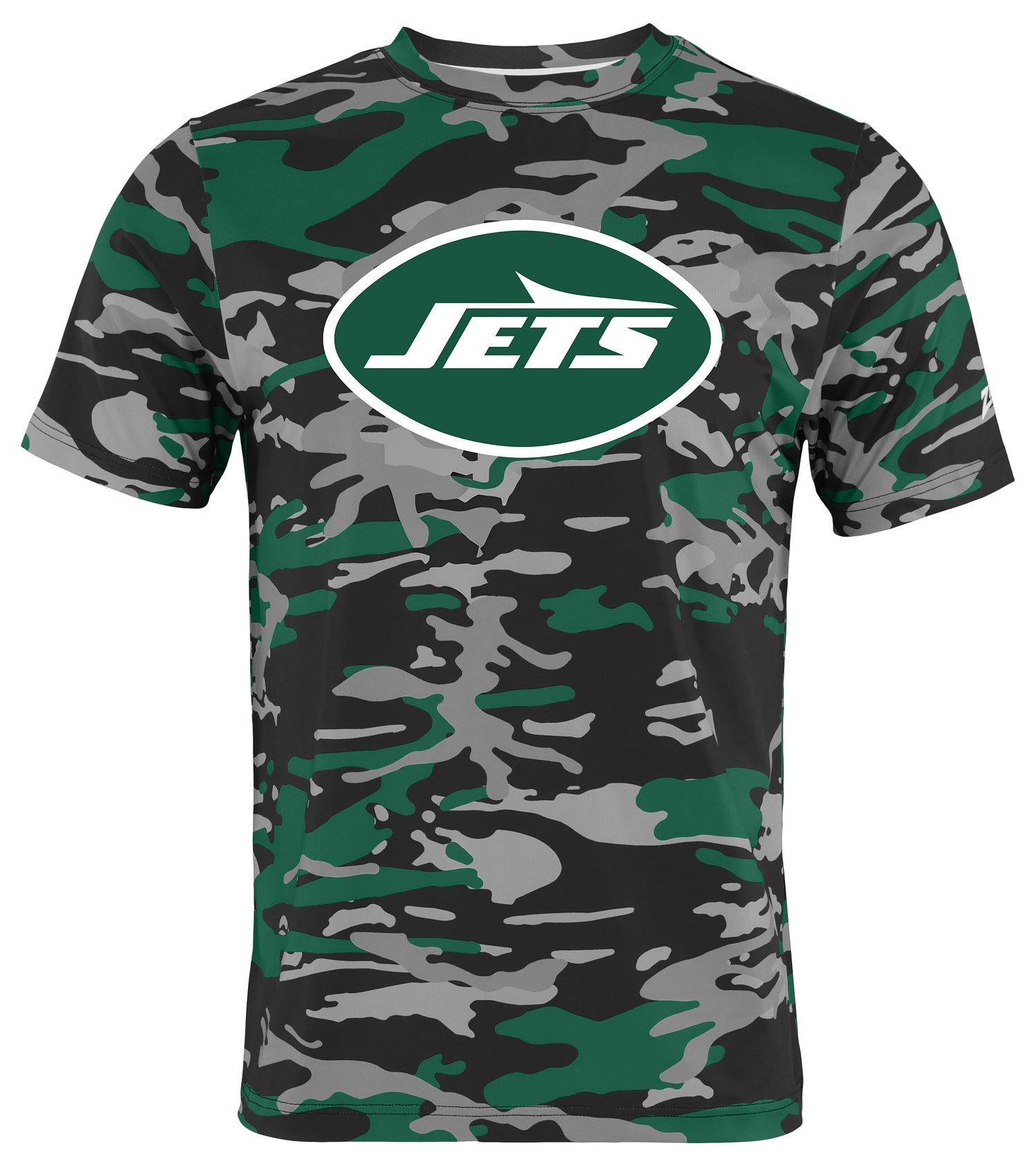 Zubaz NFL Men's Camo Alternate Color Short Sleeve T-Shirt, New York Jets
