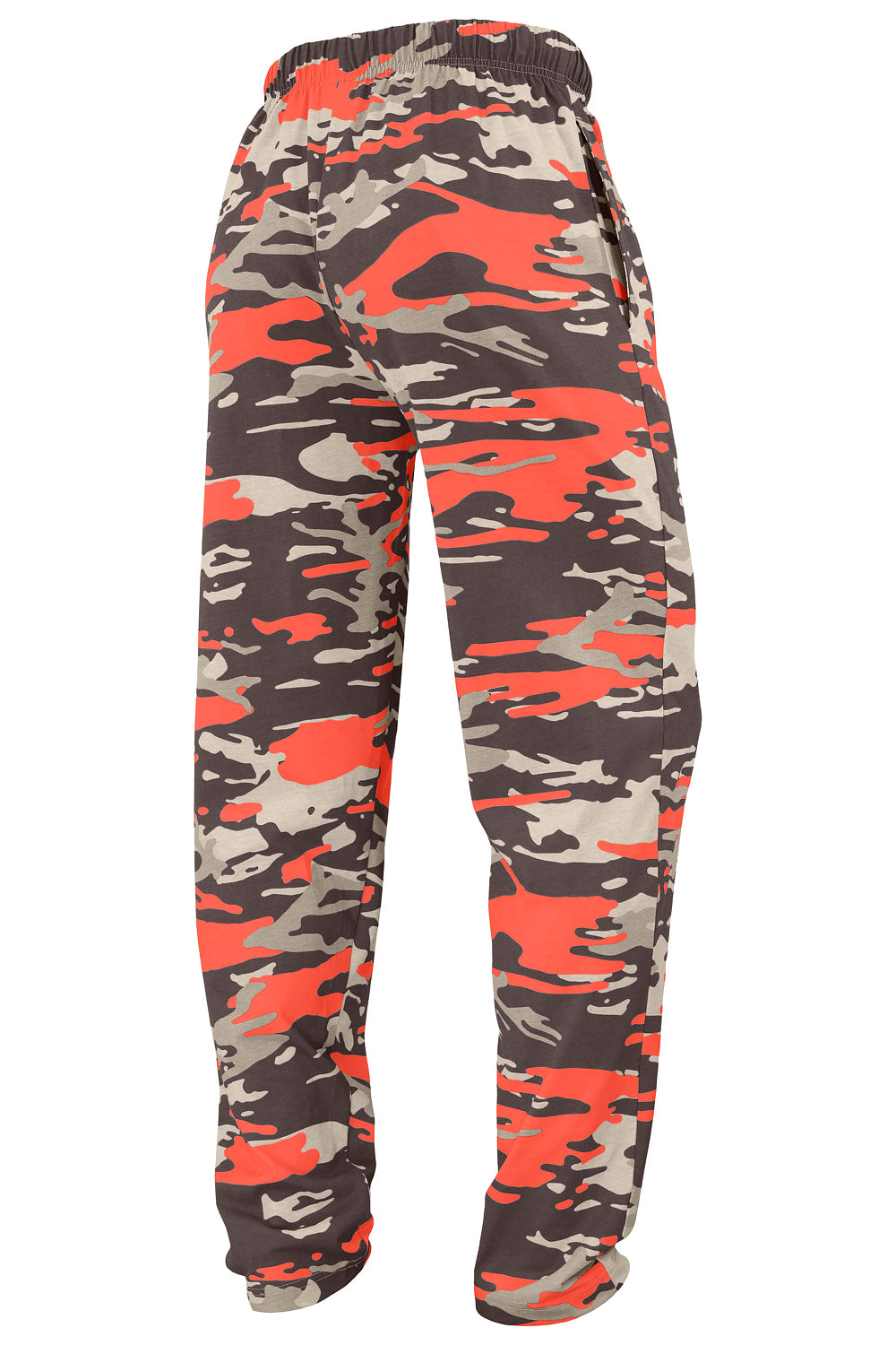 Zubaz NFL Adult Unisex Z88 Embroidered Alt Camo Pants, Cleveland Brown