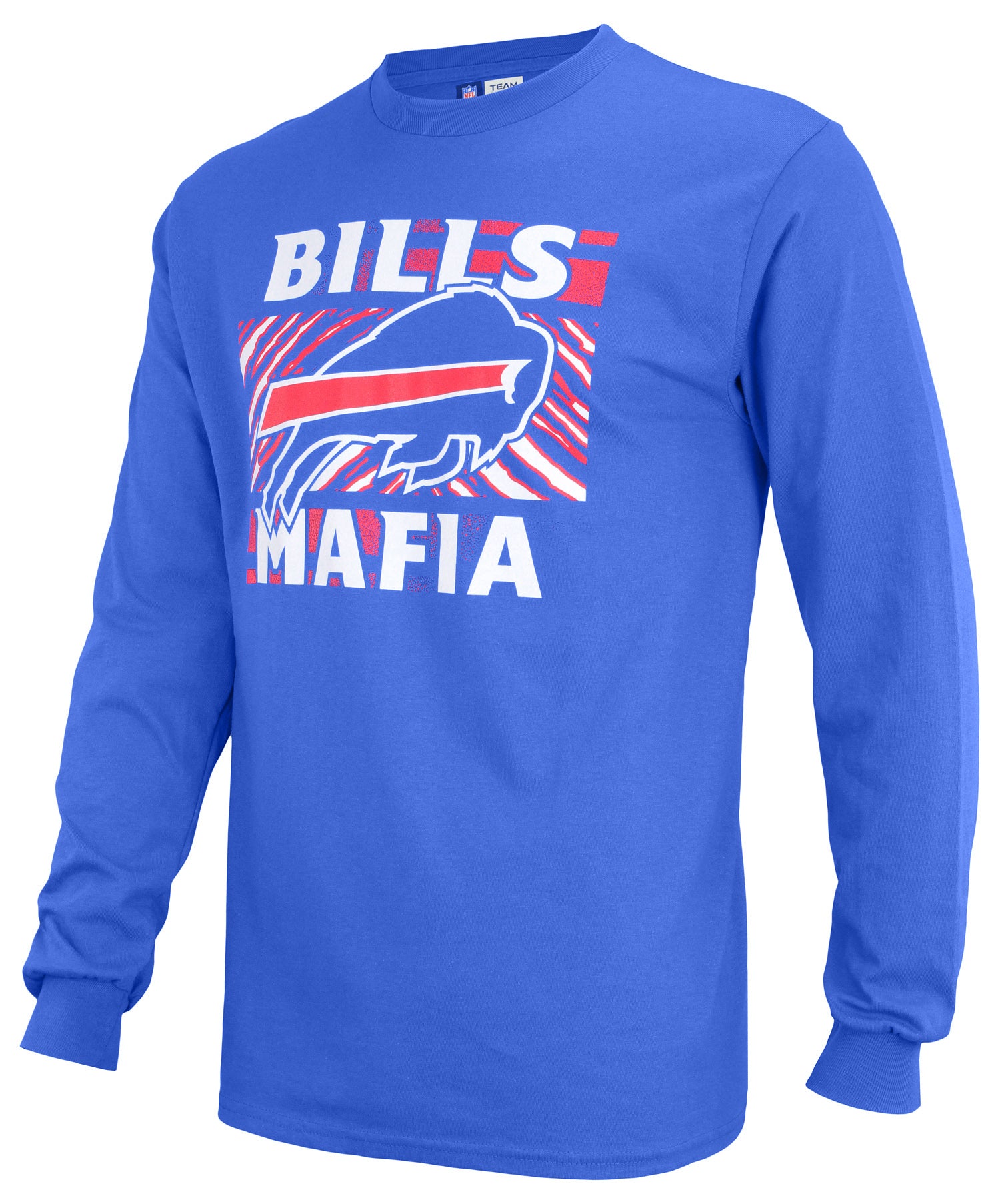 Zubaz Men's Buffalo Bills Long Sleeve T-Shirt, Bills Mafia