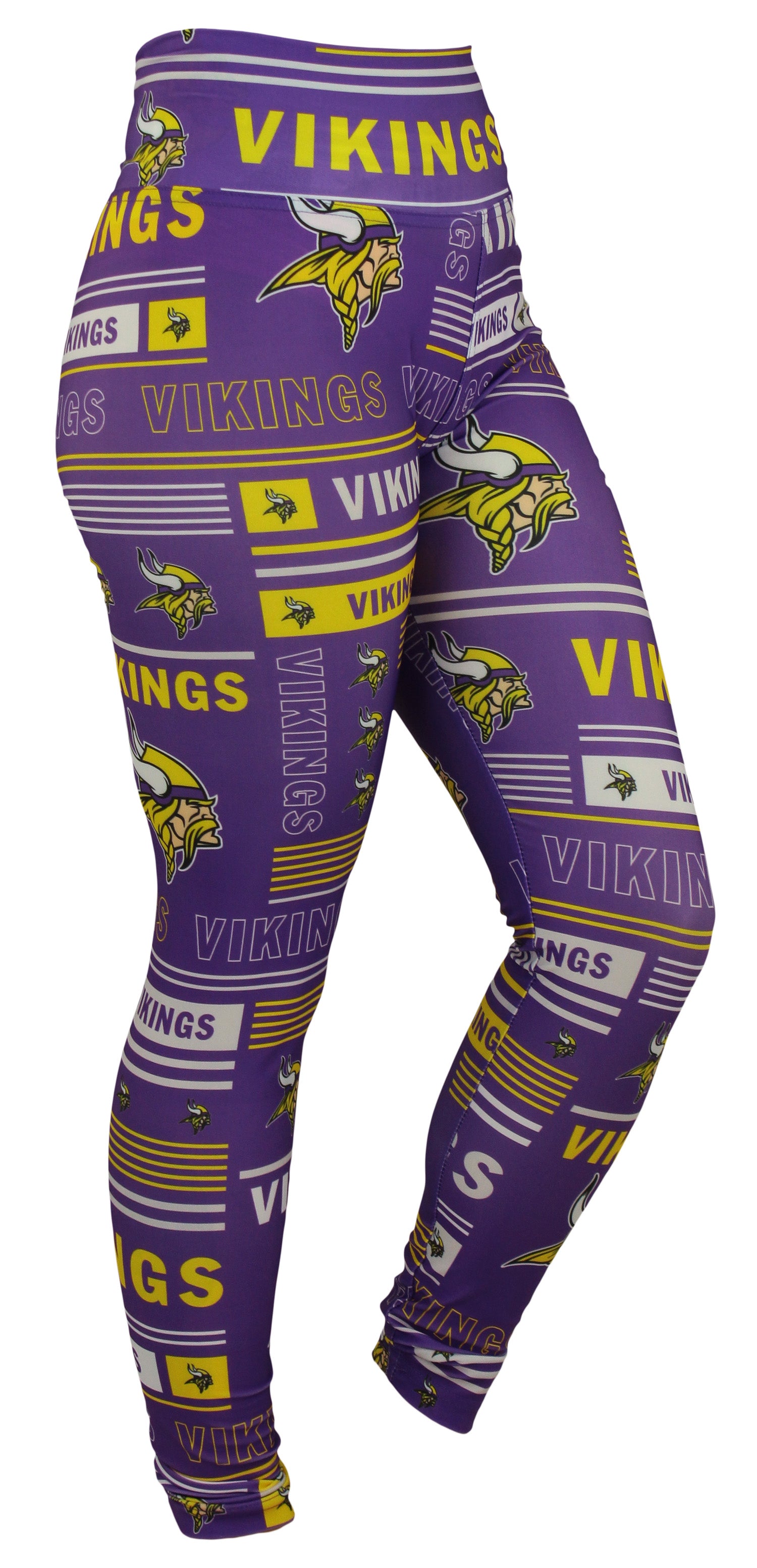 Zubaz NFL Minnesota Vikings Women's Team Column Leggings