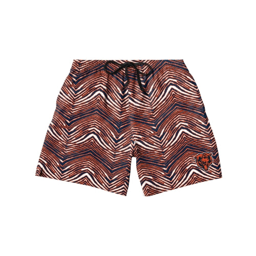 Zubaz NFL Men's Chicago Bears Exclusive 5.5 Inch Swim Trunk