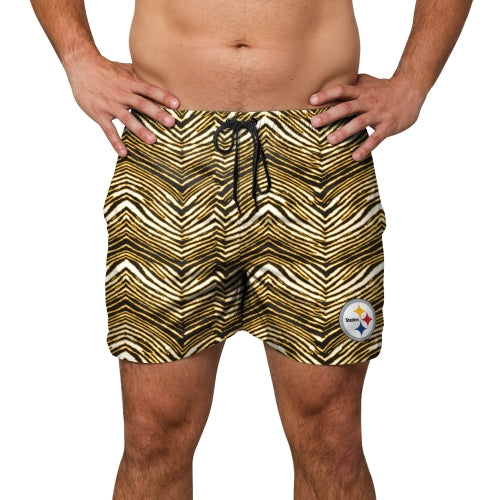 steelersのパンツ StripedWideLegPantSideSteelers