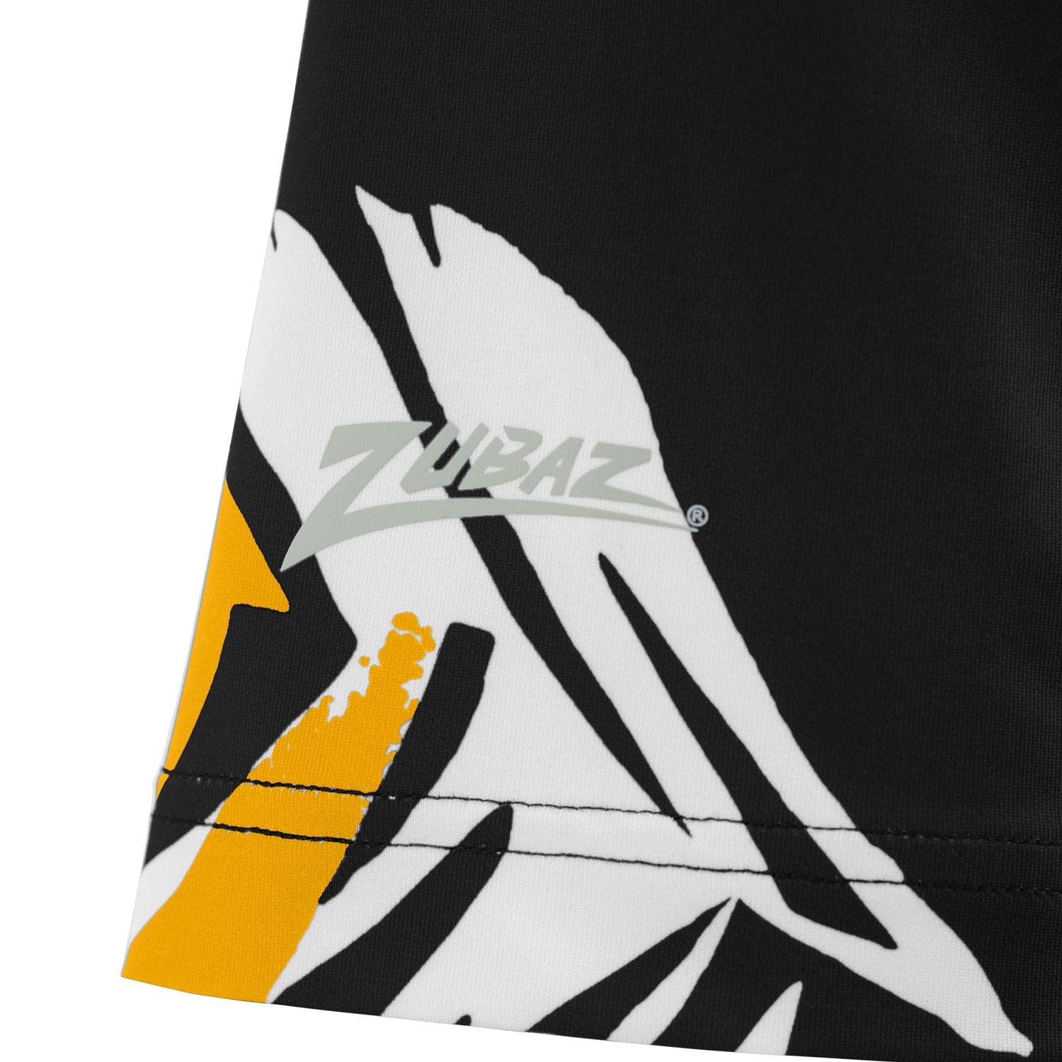 Zubaz NFL Womens Leaf Team Color Script Short Sleeve T-Shirt, Pittsburgh Steelers